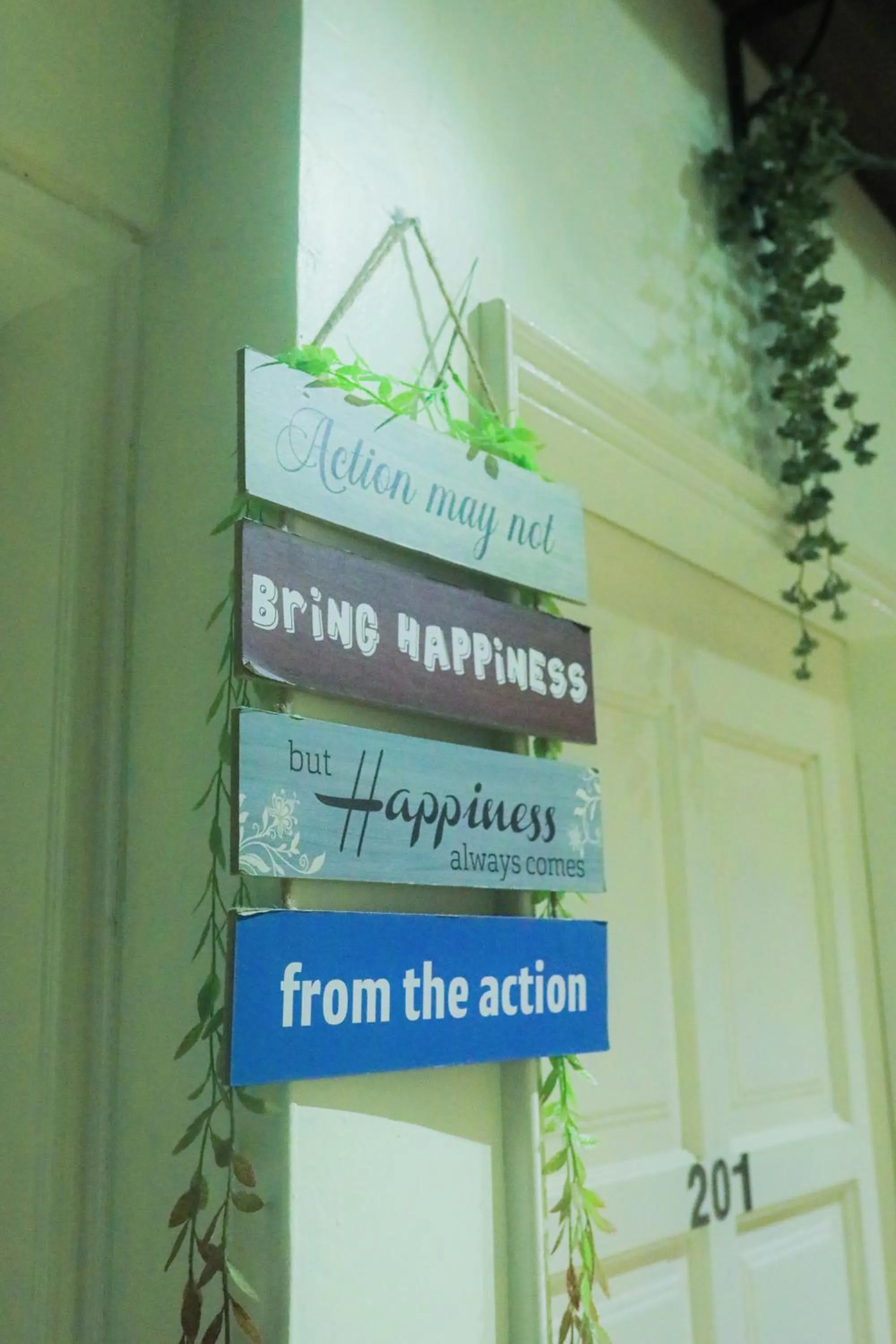 Text overlay in Highlanders Garden Guesthouse at Arundina Cameron Highlands