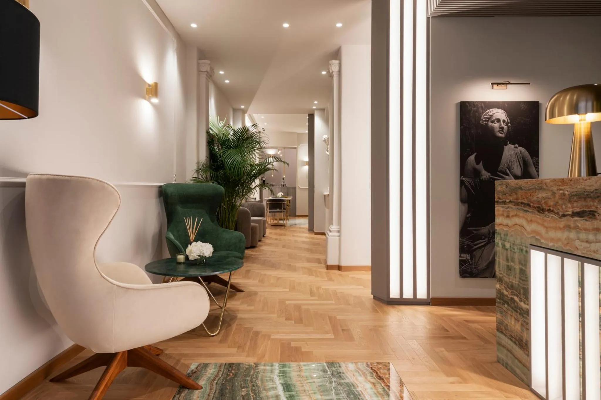 Lobby or reception in Hotel Centrale