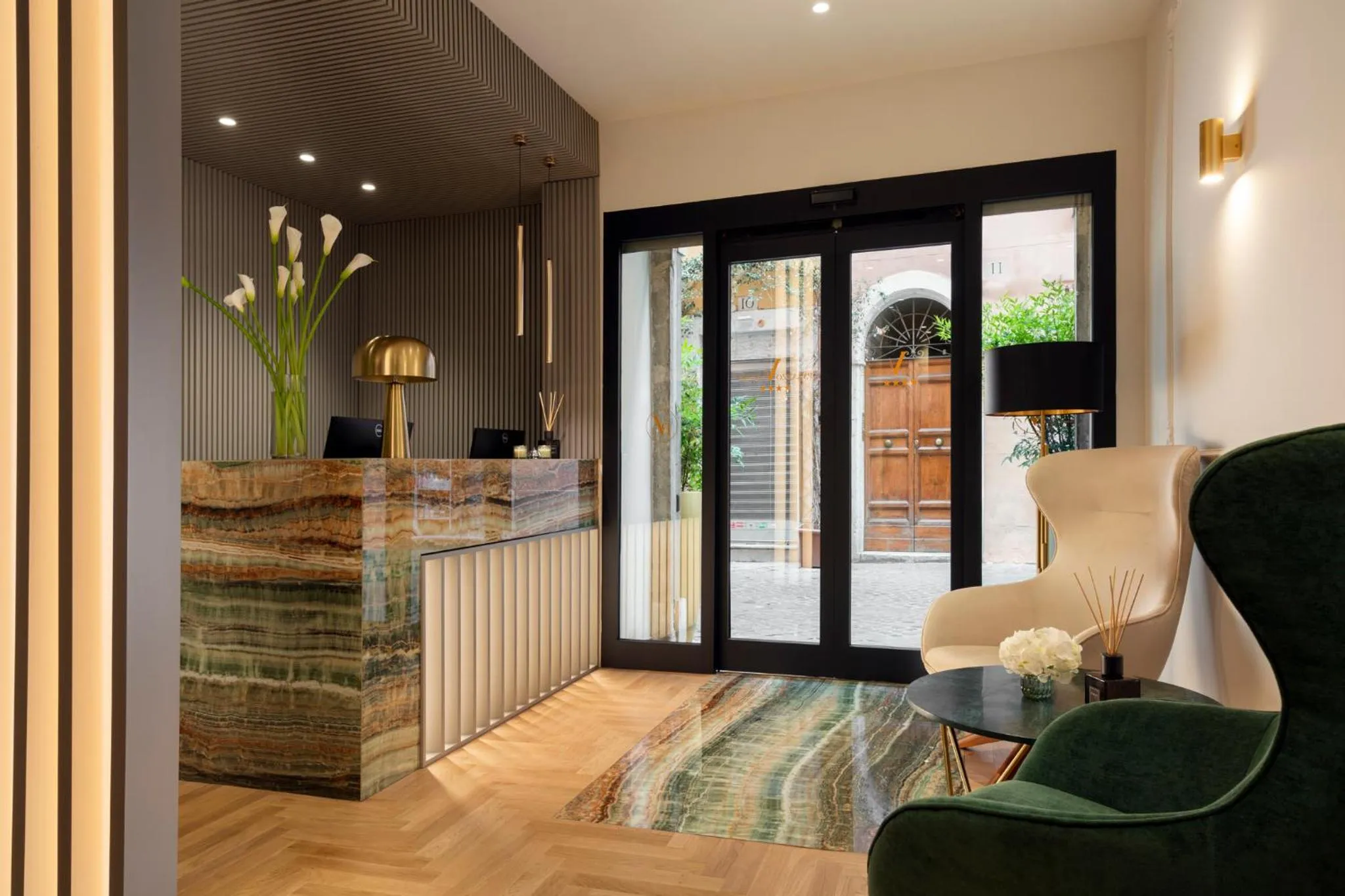 Lobby or reception in Hotel Centrale