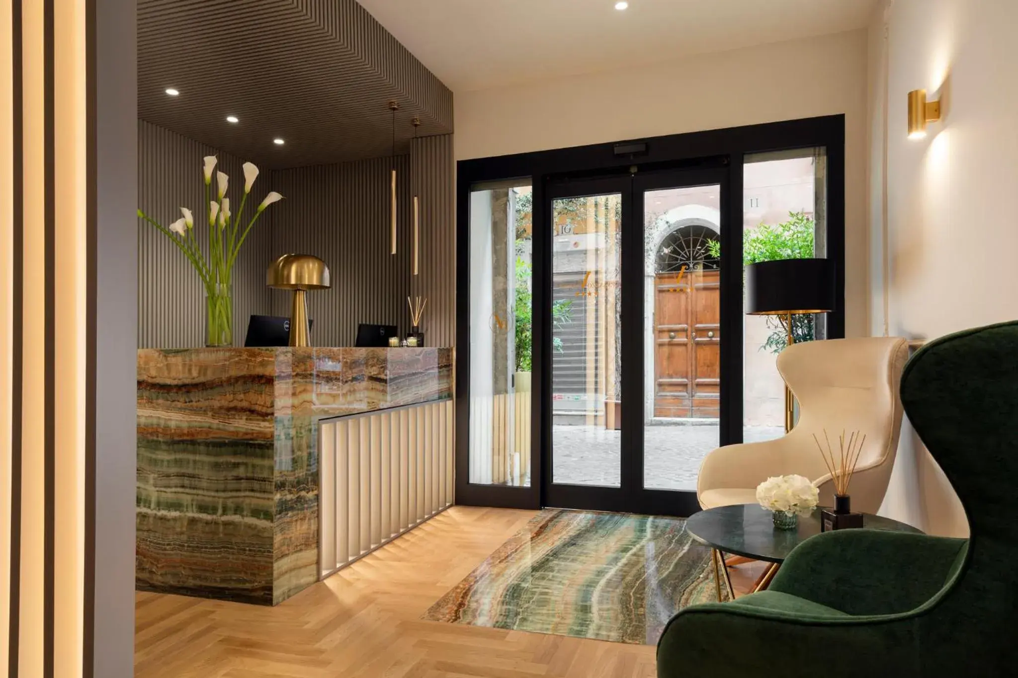 Lobby or reception in Palazzo Venere Lobby or reception in Palazzo Venere