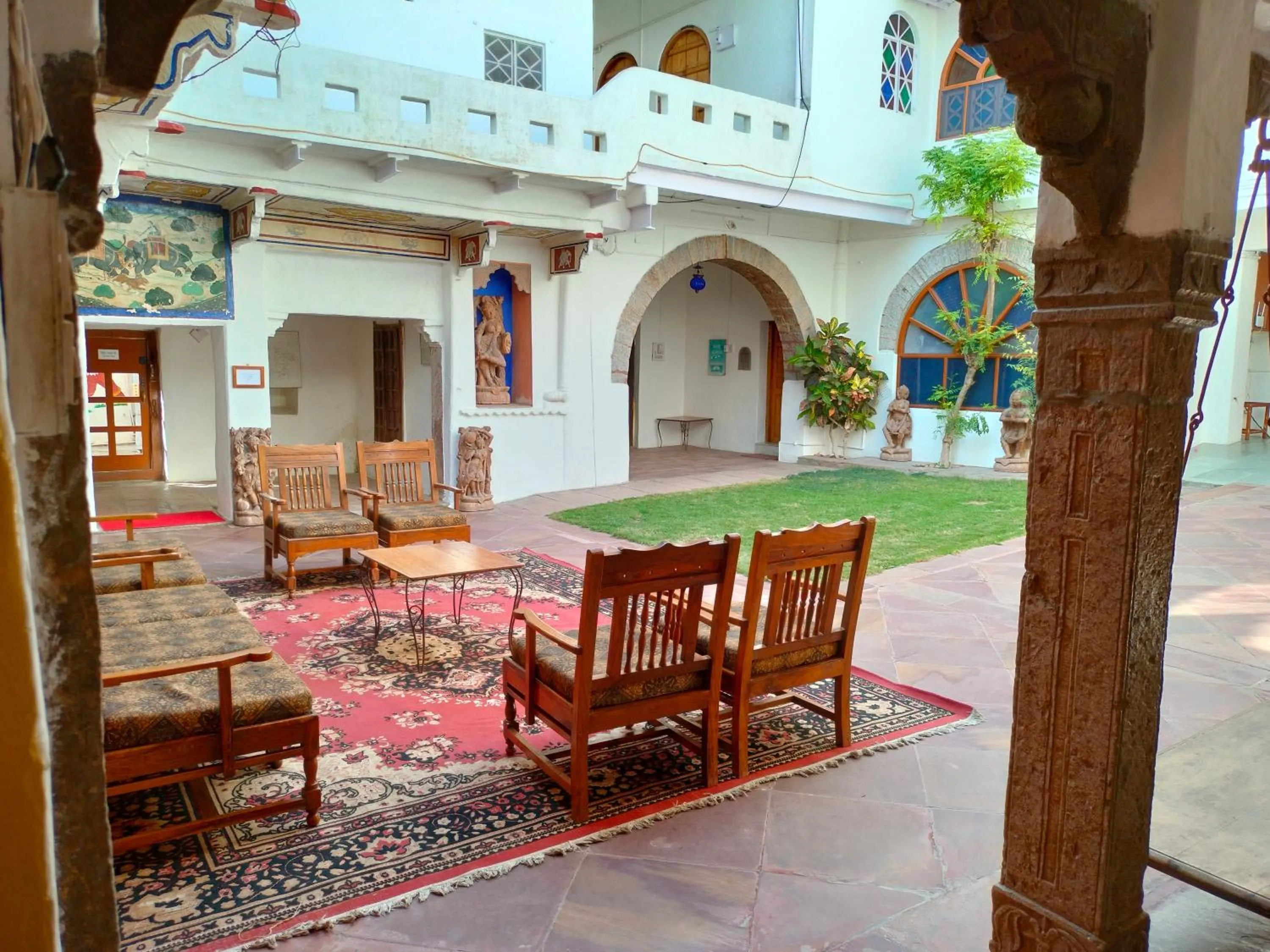 Property building in Haveli Braj Bhushanjee Heritage Hotel and Museum