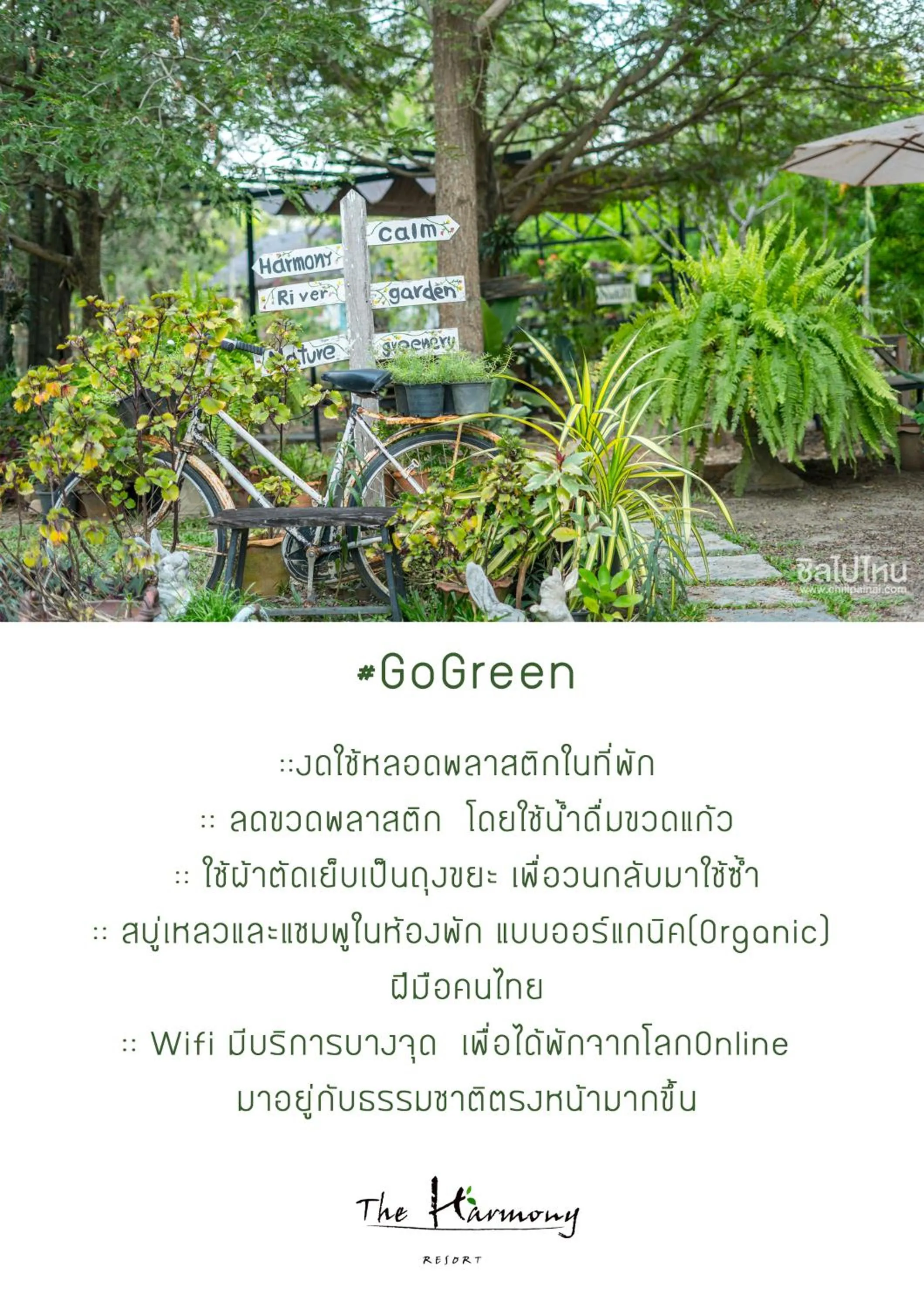 Logo/Certificate/Sign in The Harmony Resort