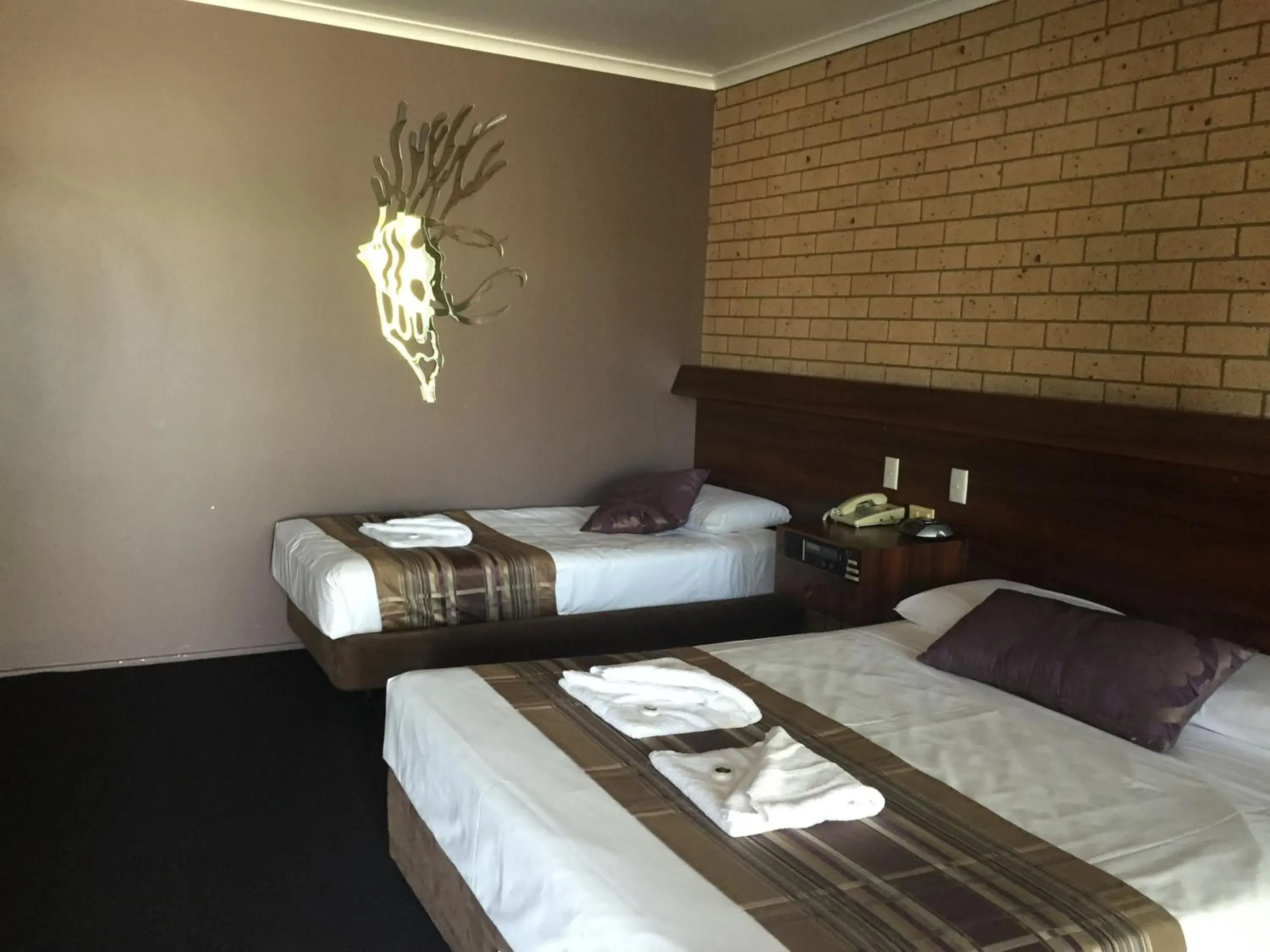 Twin Room - single occupancy in Sarina Motor Inn Twin Room - single occupancy in Sarina Motor Inn