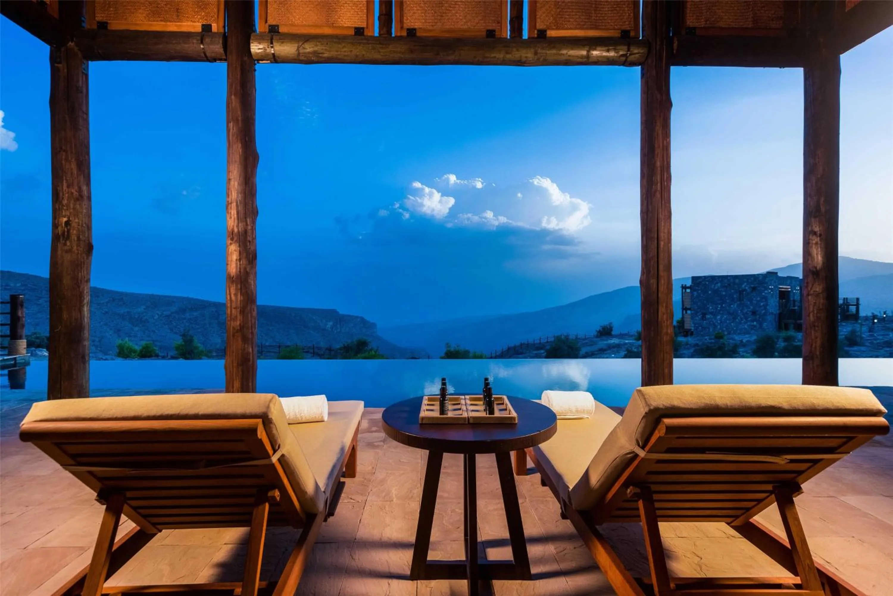 Swimming pool in Alila Jabal Akhdar