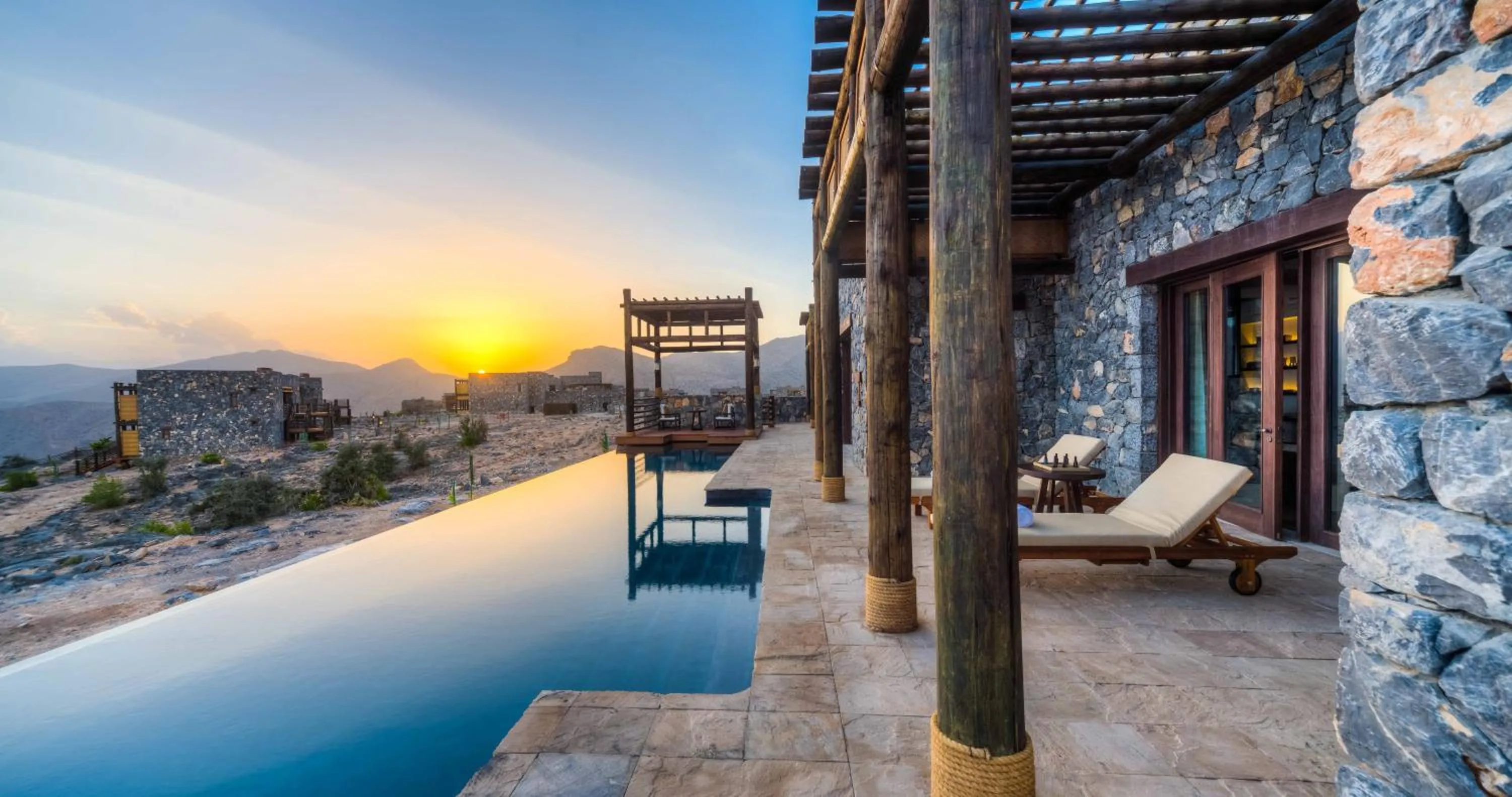 Patio in Alila Jabal Akhdar