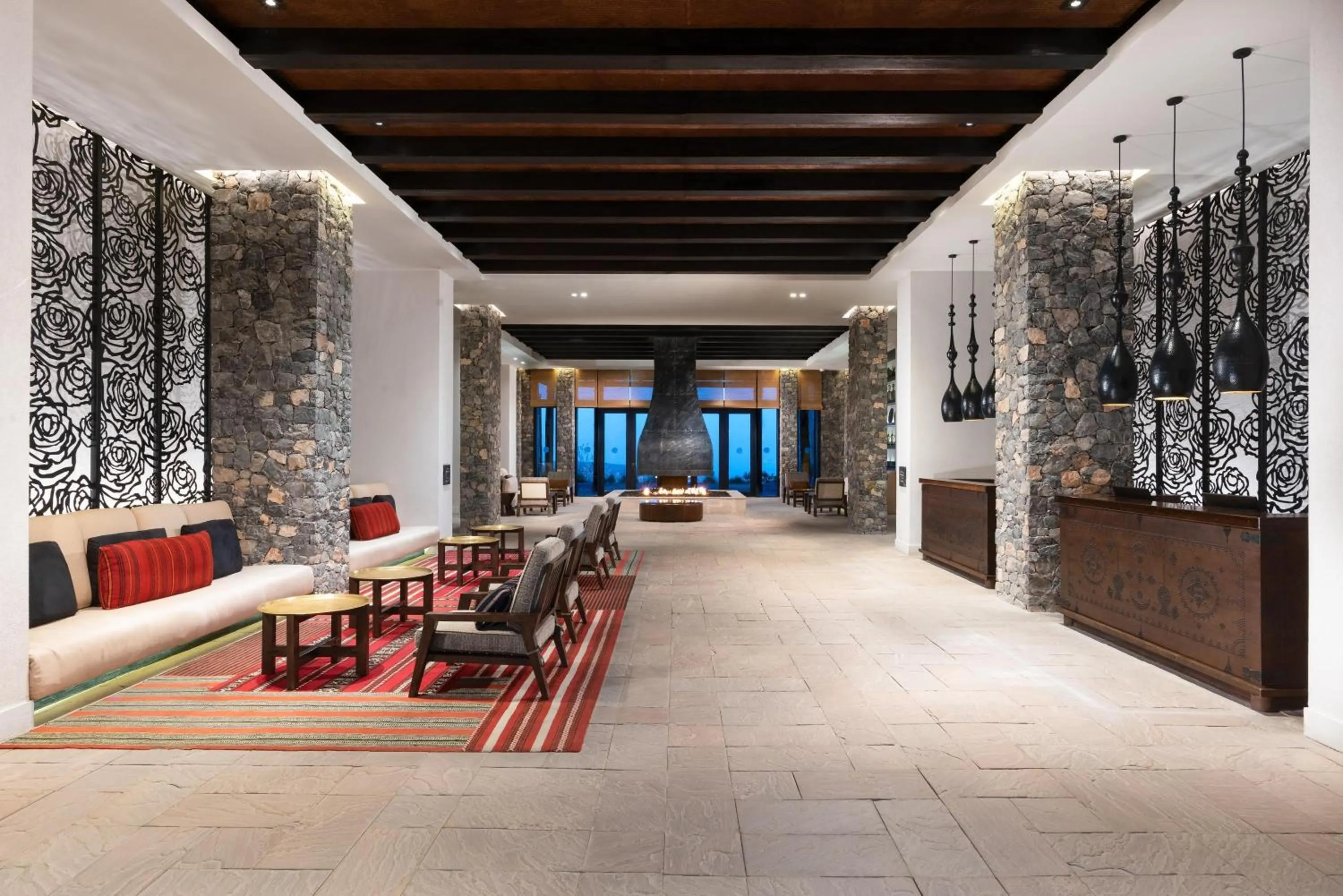Lobby or reception in Alila Jabal Akhdar