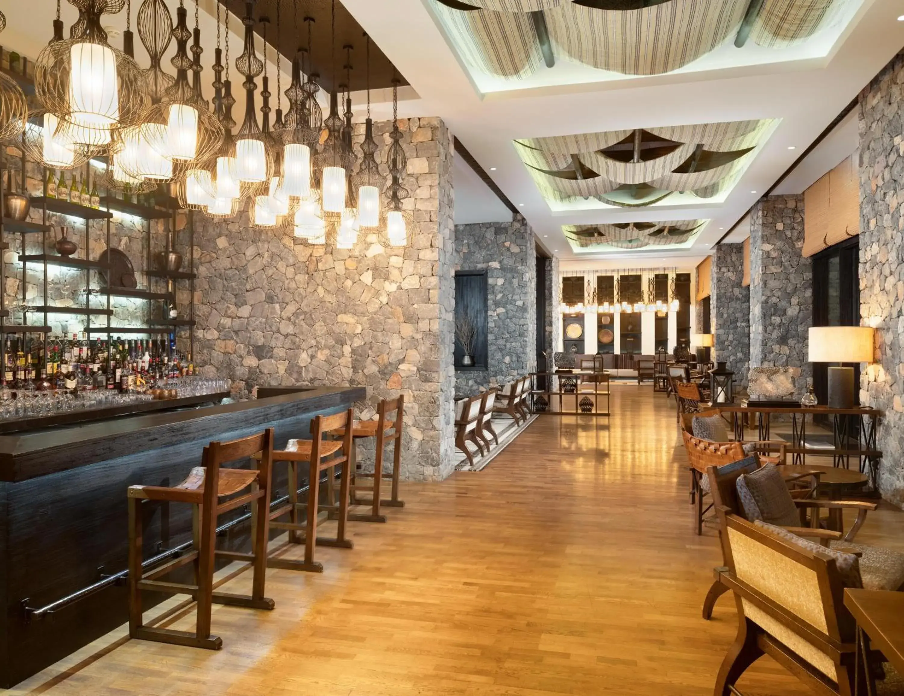 Lounge or bar in Alila Jabal Akhdar Lounge or bar in Alila Jabal Akhdar