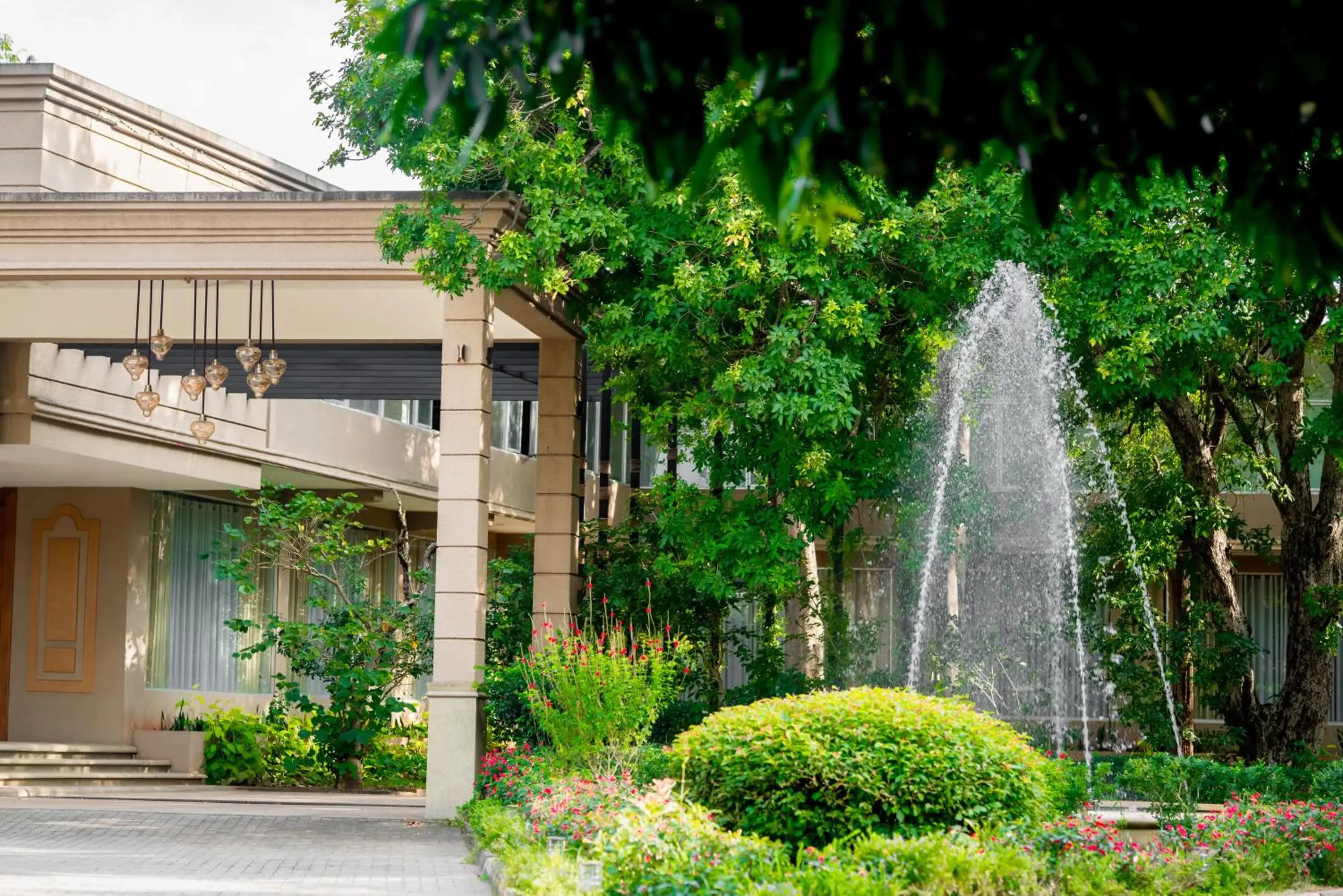 Garden view in Lavendish Country Resort Garden view in Lavendish Country Resort