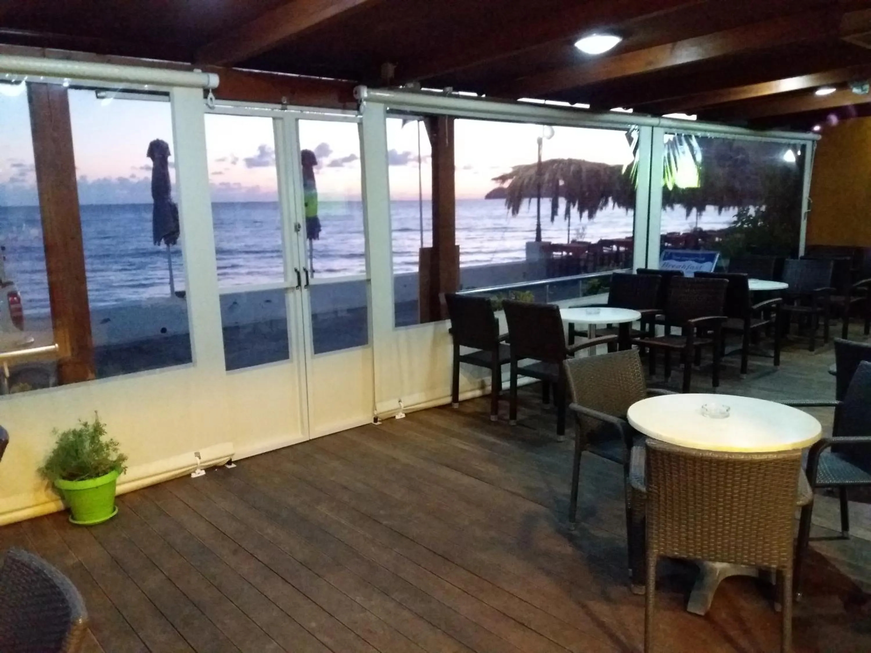 Communal lounge/ TV room in San Georgio Hotel