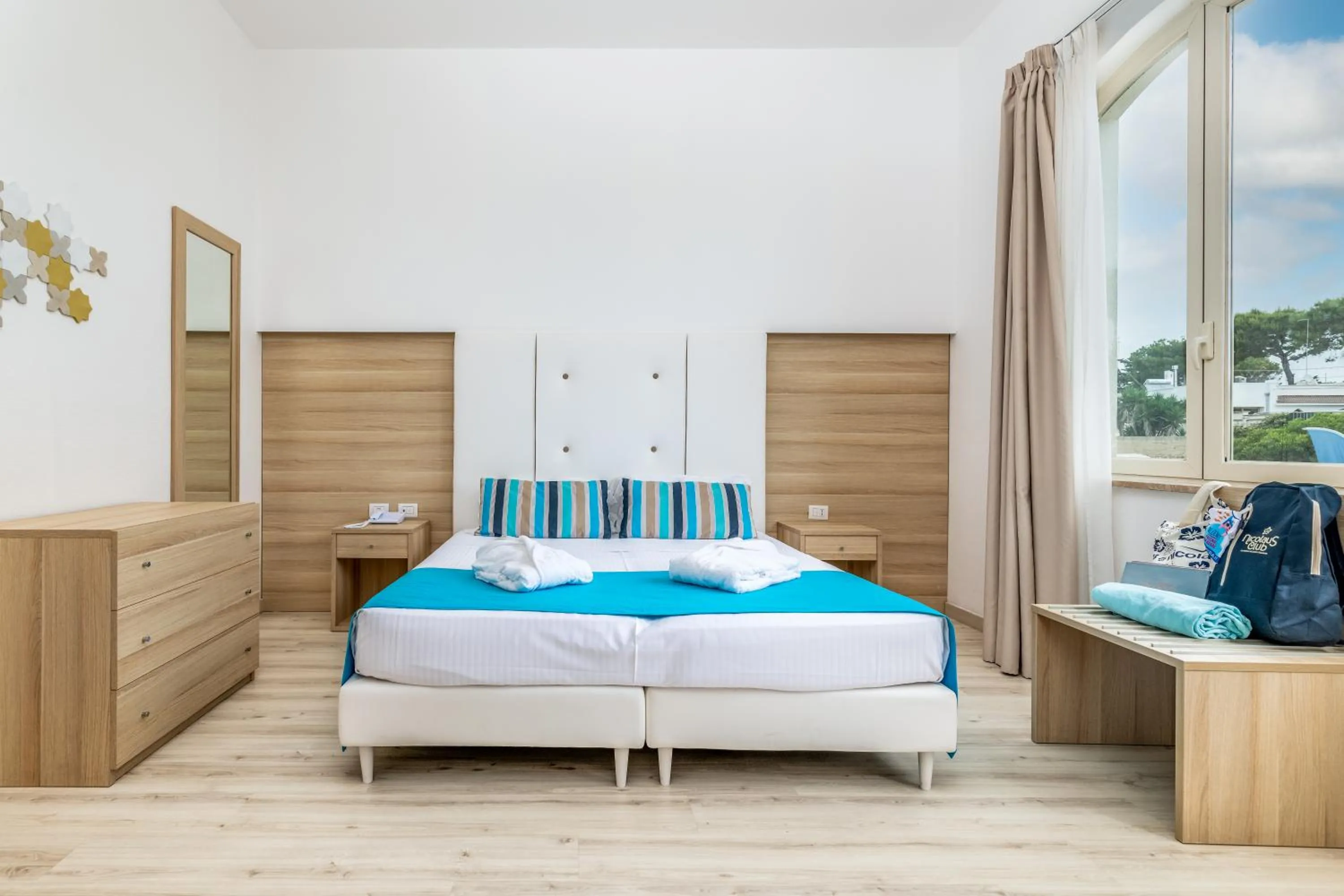 Bedroom, Bed in Nicolaus Prime Il Gabbiano Hotel