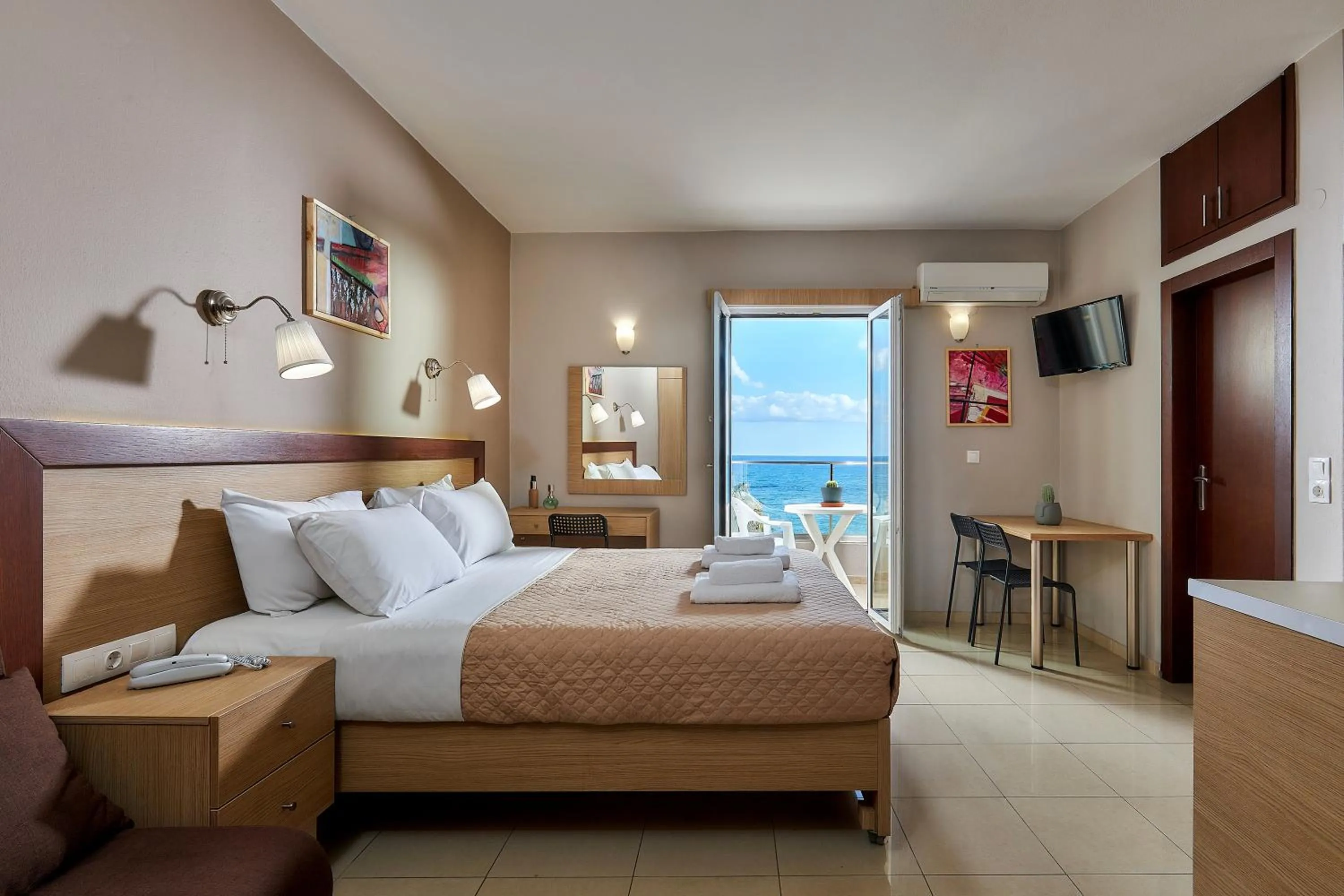 Bed in Dorian Boutique Hotel-Apartments