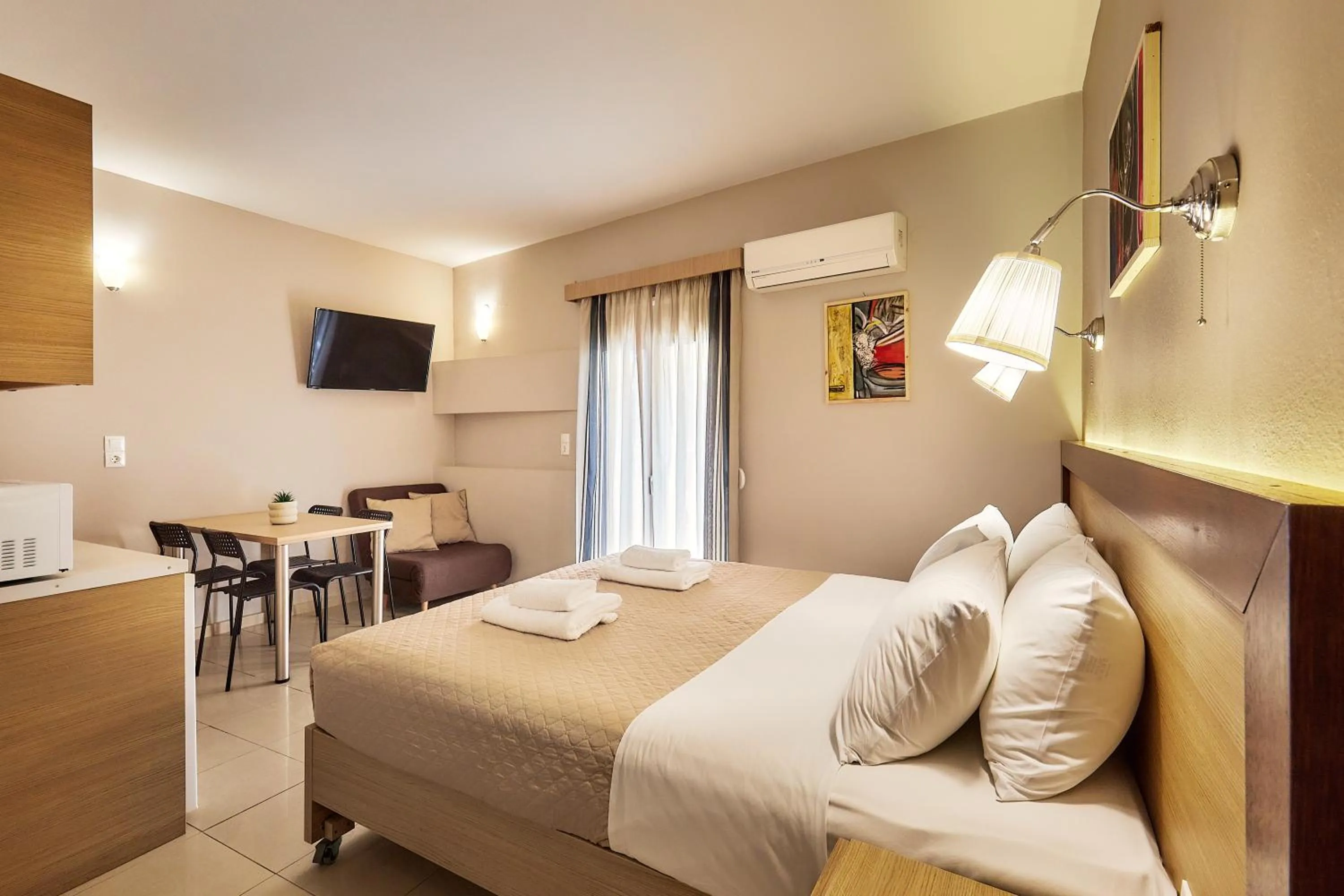 Bed in Dorian Boutique Hotel-Apartments