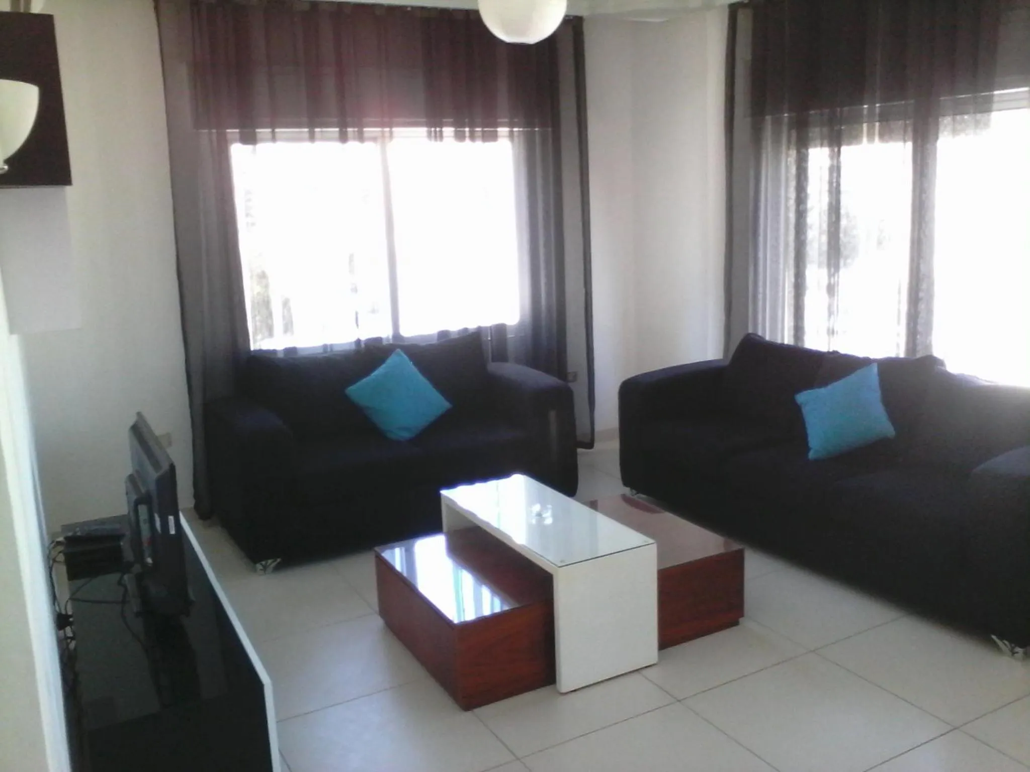 Seating area in The Place Apartments