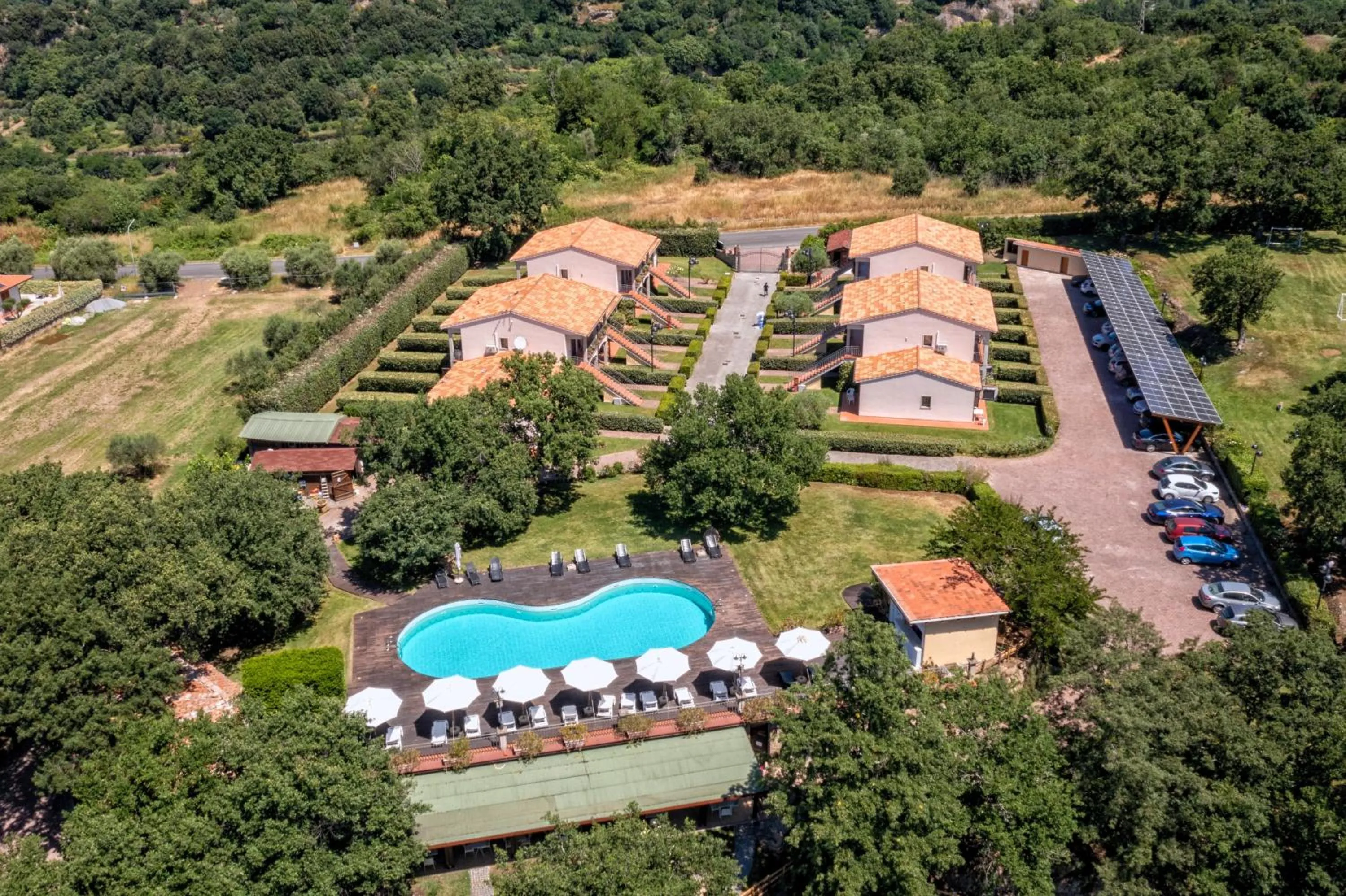 Bird's eye view in Villaggio Le Querce