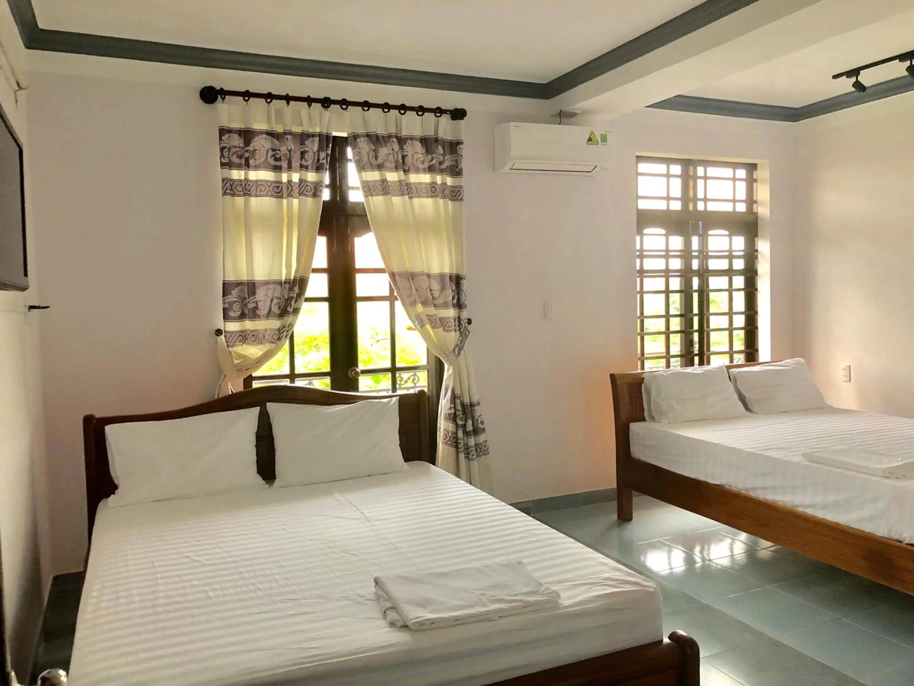 Bed in Hai Dang Homestay