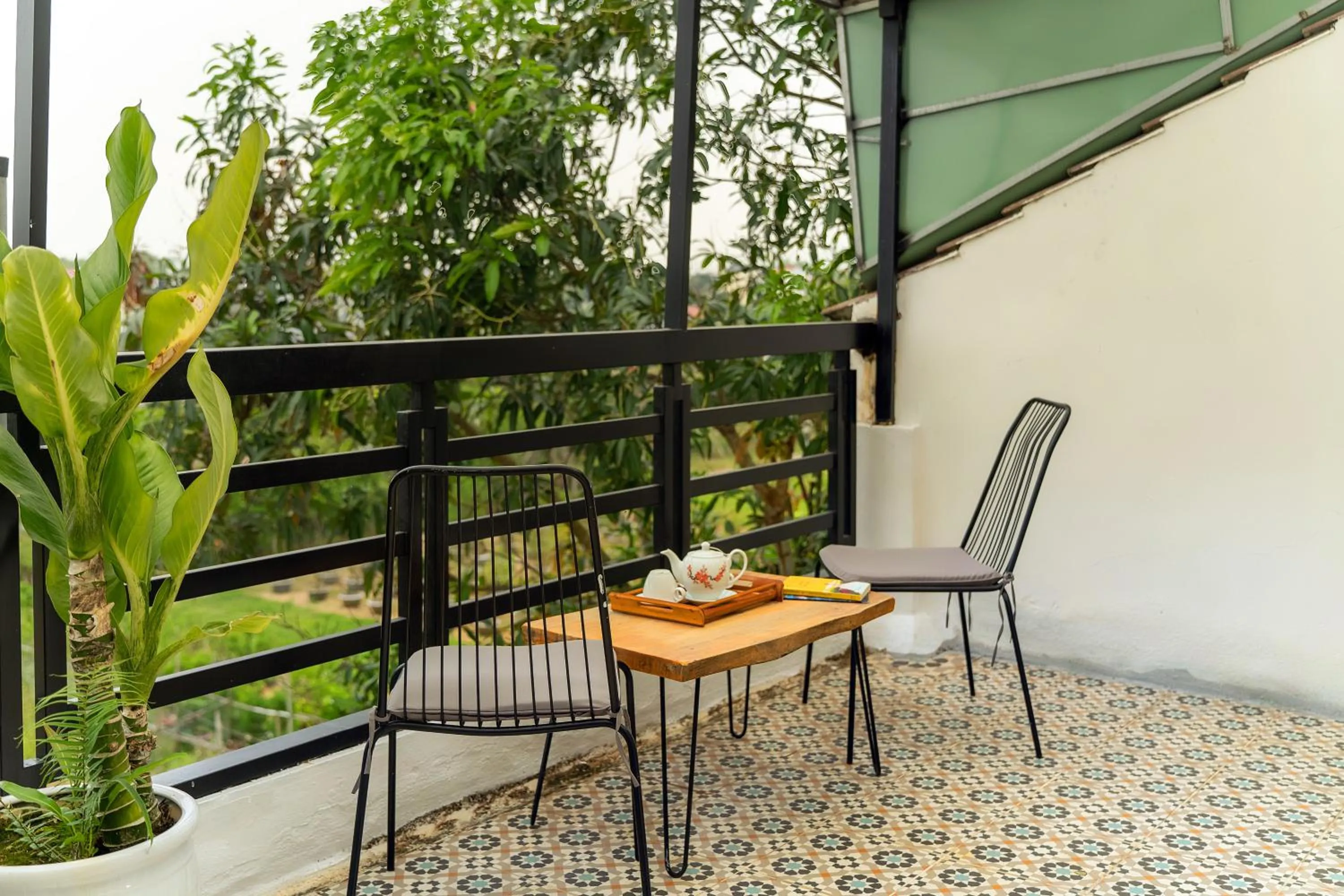 Balcony/Terrace in Golden Bell Homestay