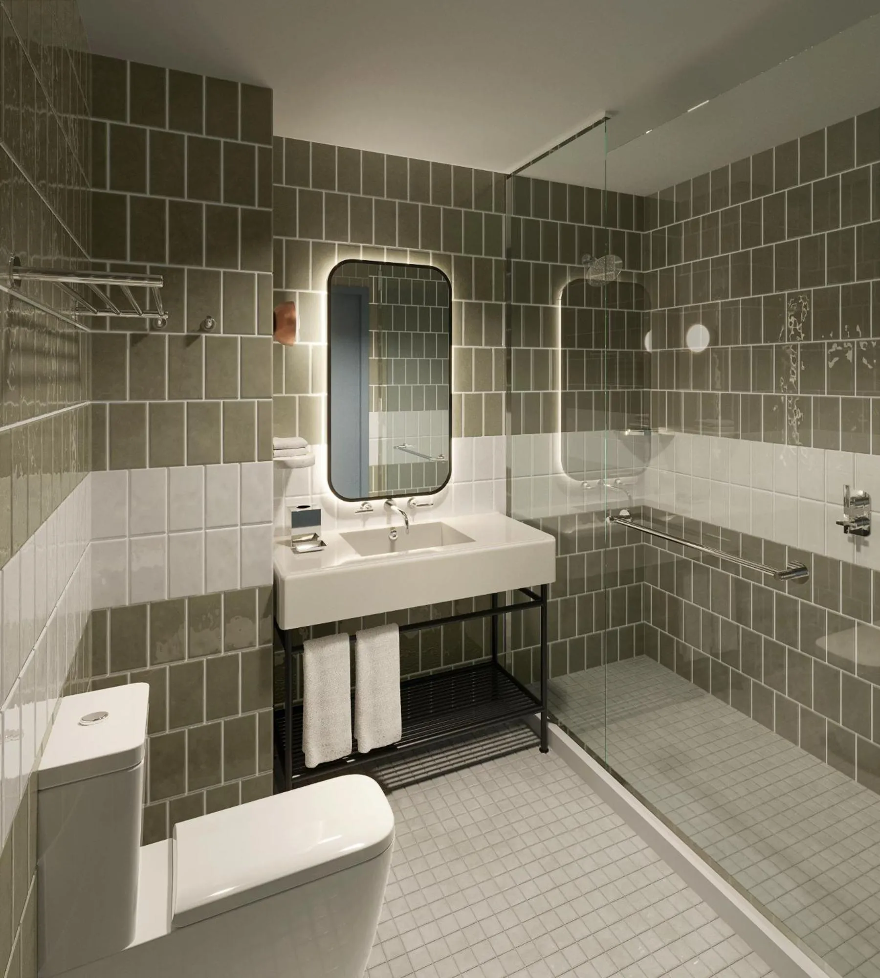 Bathroom in Arlo Wynwood Miami