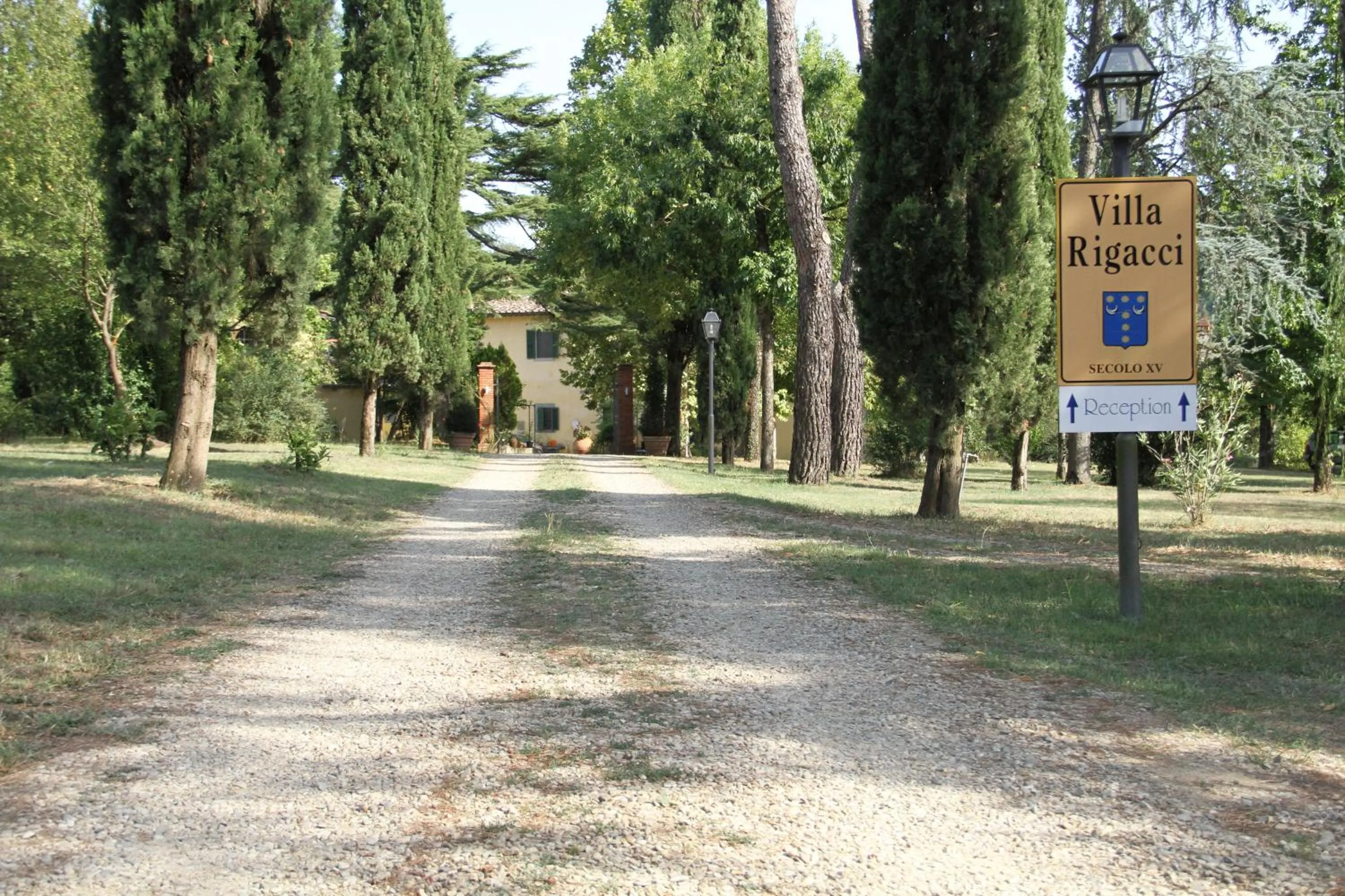 Facade/entrance in Villa Rigacci