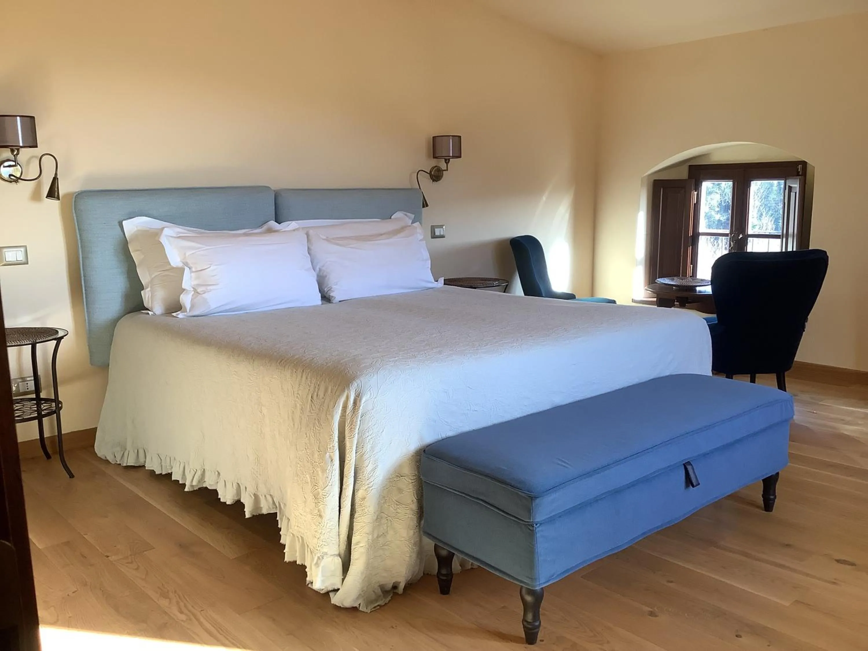 Bed in Villa Rigacci