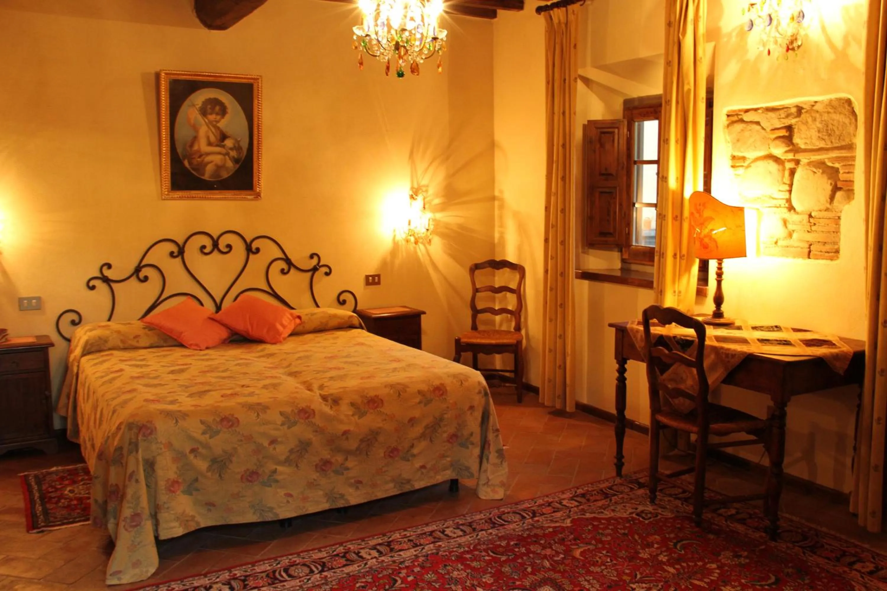 Photo of the whole room, Bed in Villa Rigacci