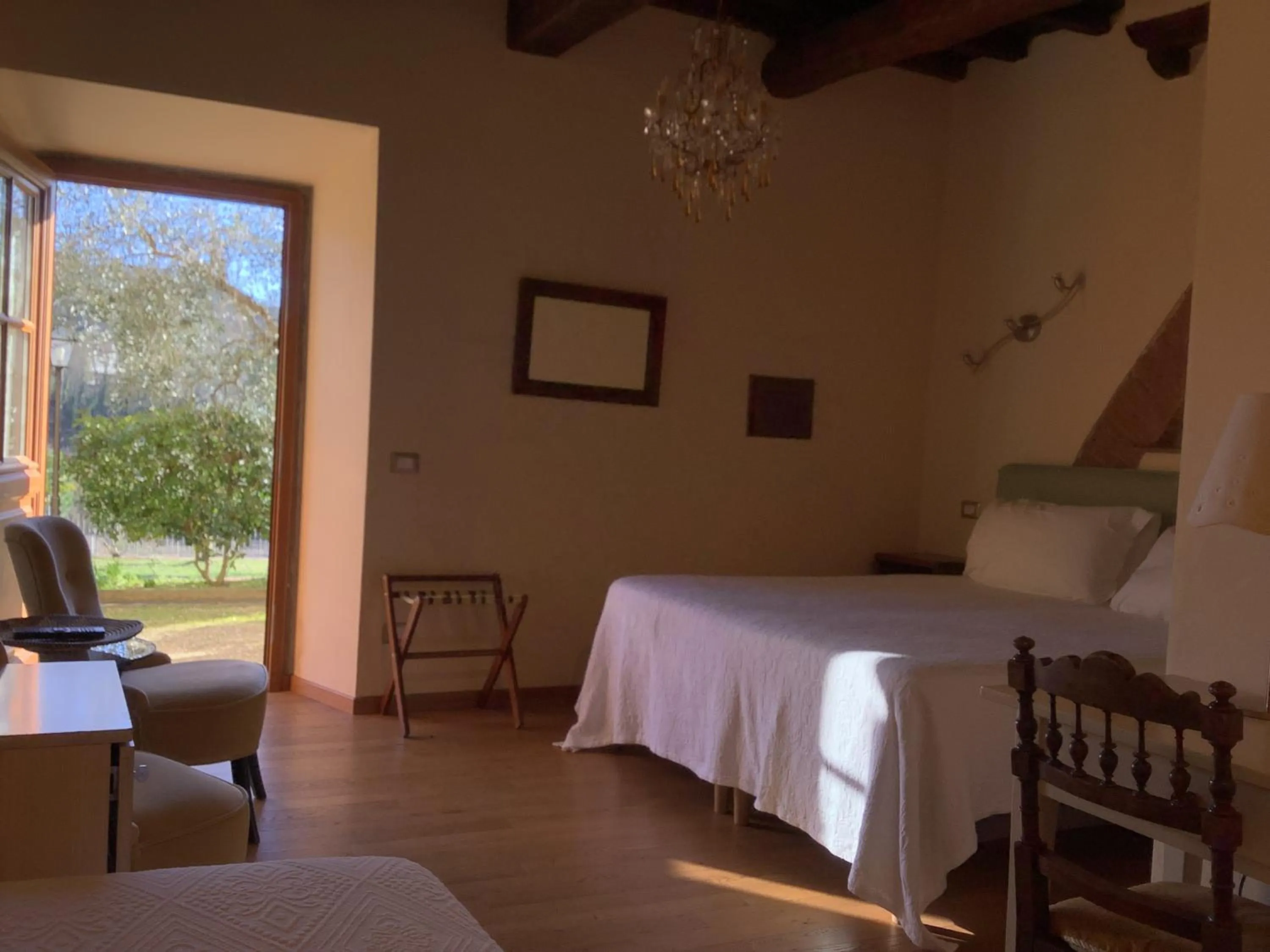 Bed in Villa Rigacci