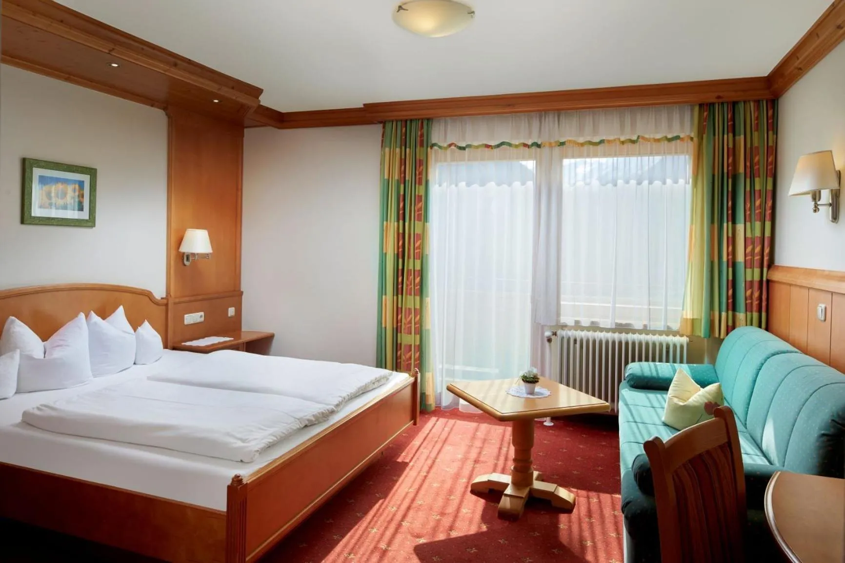 Photo of the whole room, Bed in Hotel Gasthof Abelhof