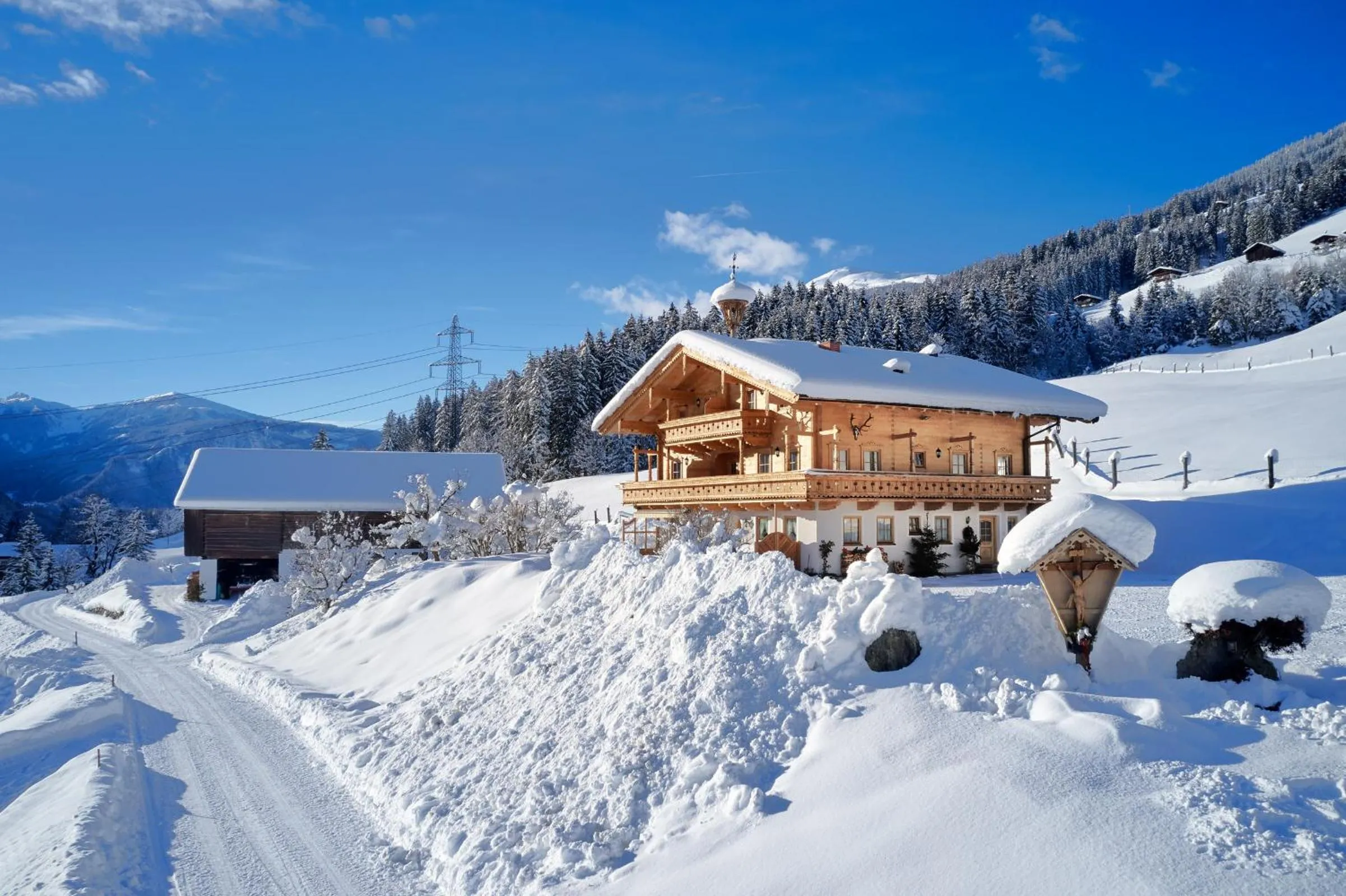 Winter in Hotel Gasthof Abelhof
