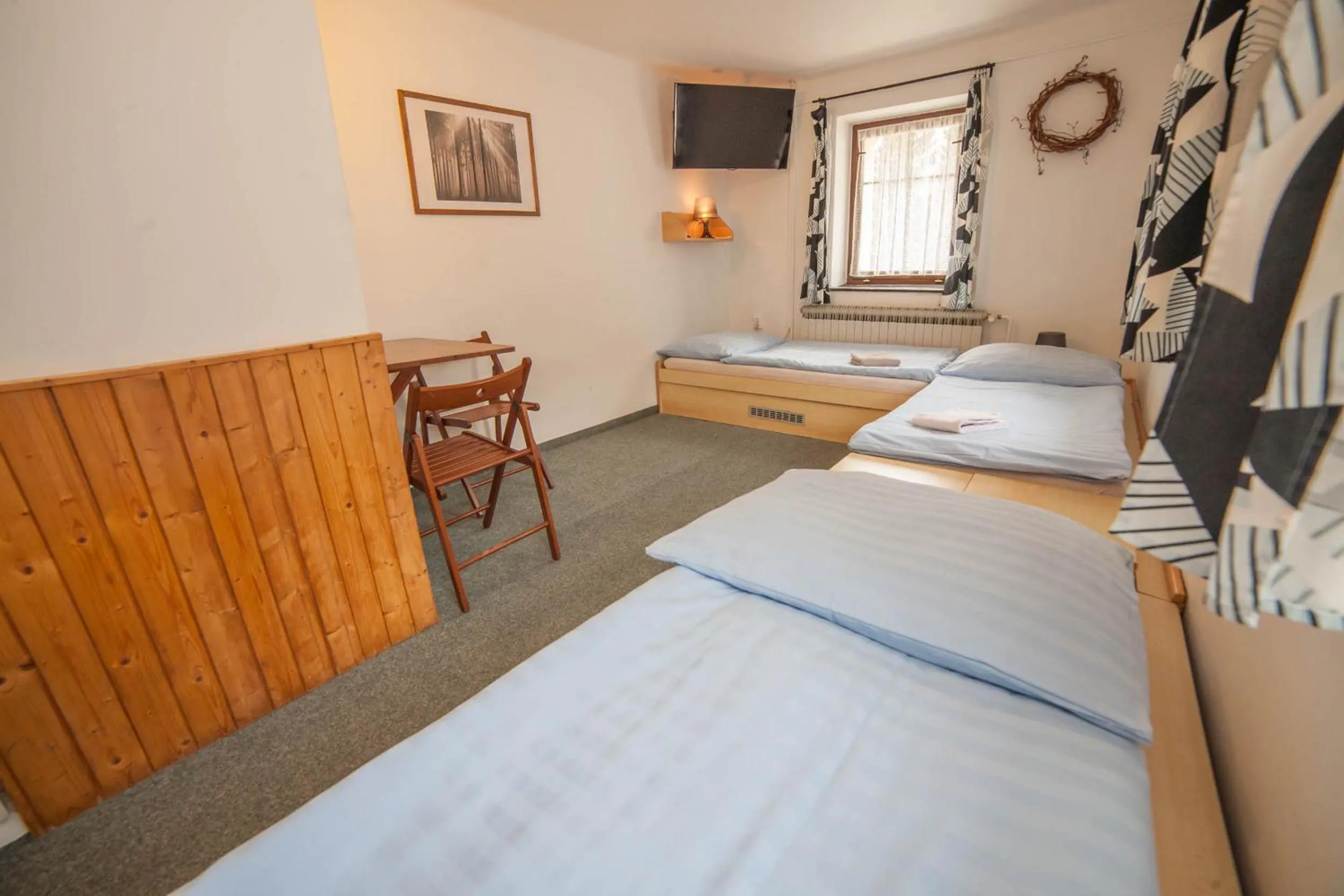 Bed in Horská chata Hubert