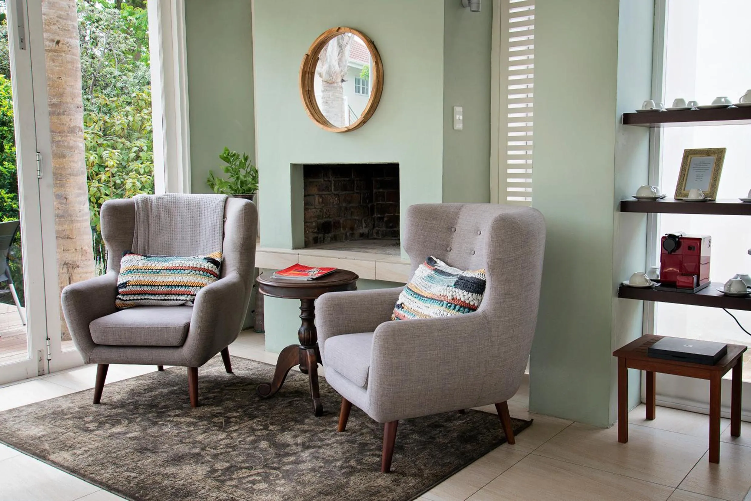 Patio in First Avenue Guesthouse