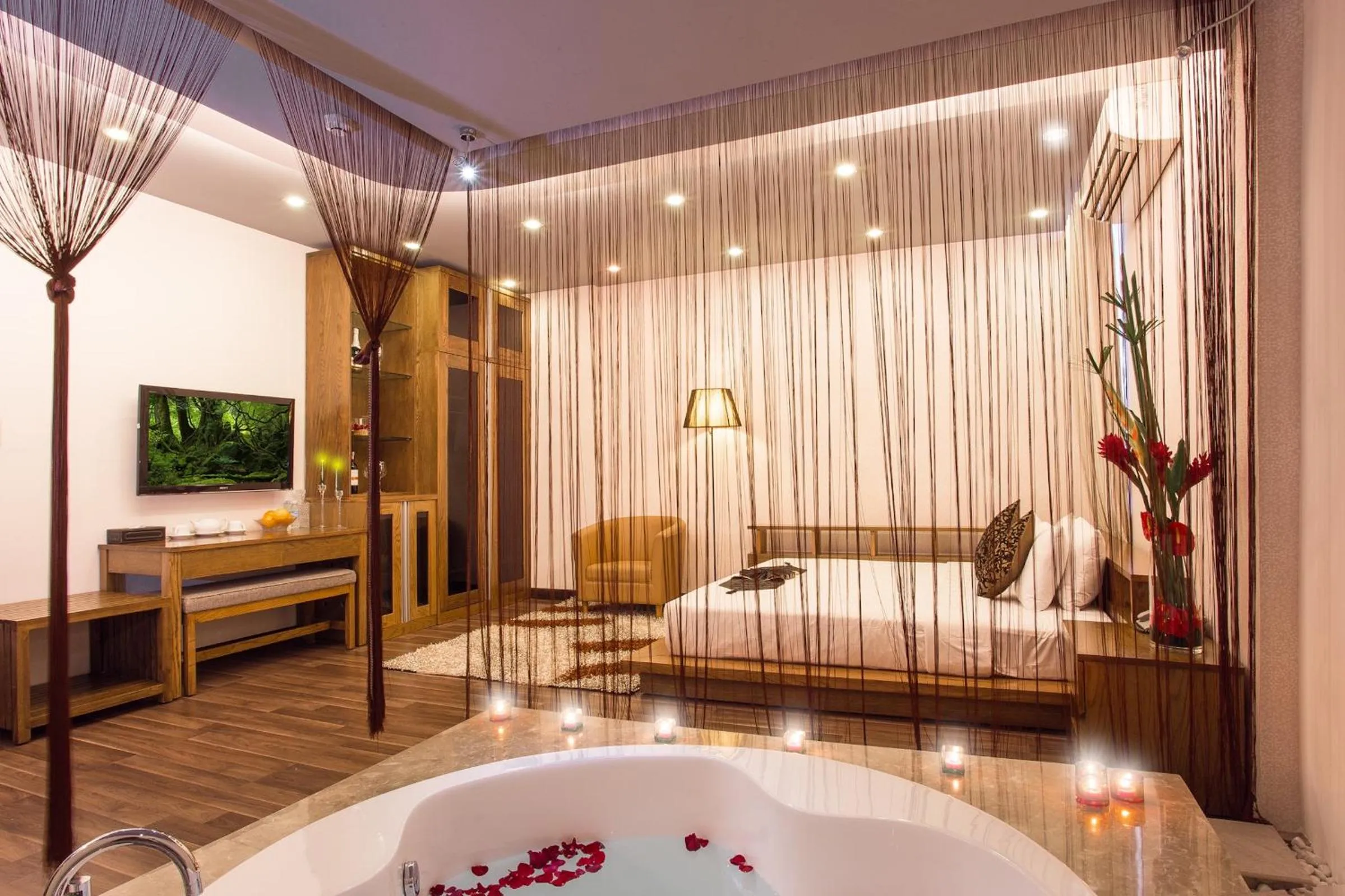 Bed in Valentine Hotel