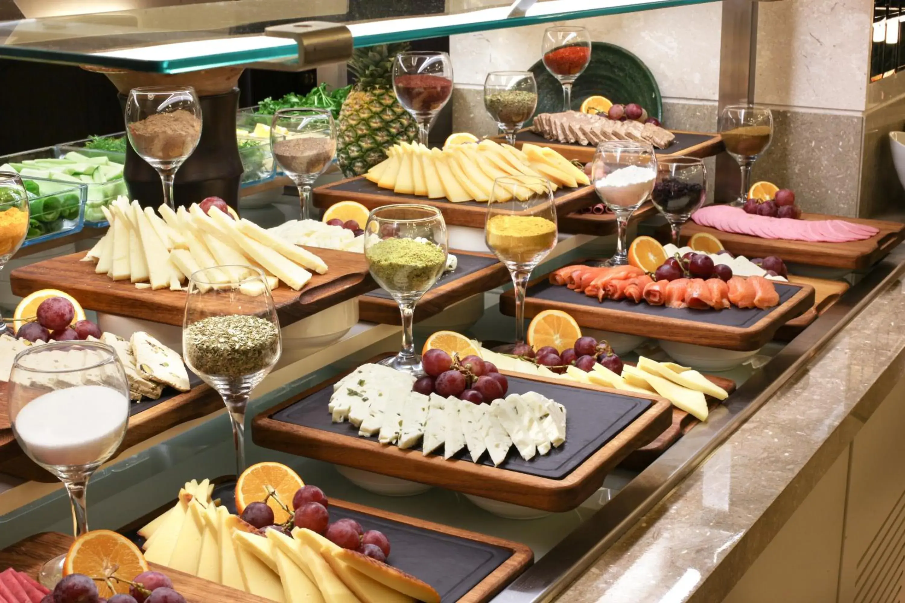 Buffet breakfast in Bentley Hotel Bosphorus - Special Class Buffet breakfast in Bentley Hotel Bosphorus - Special Class