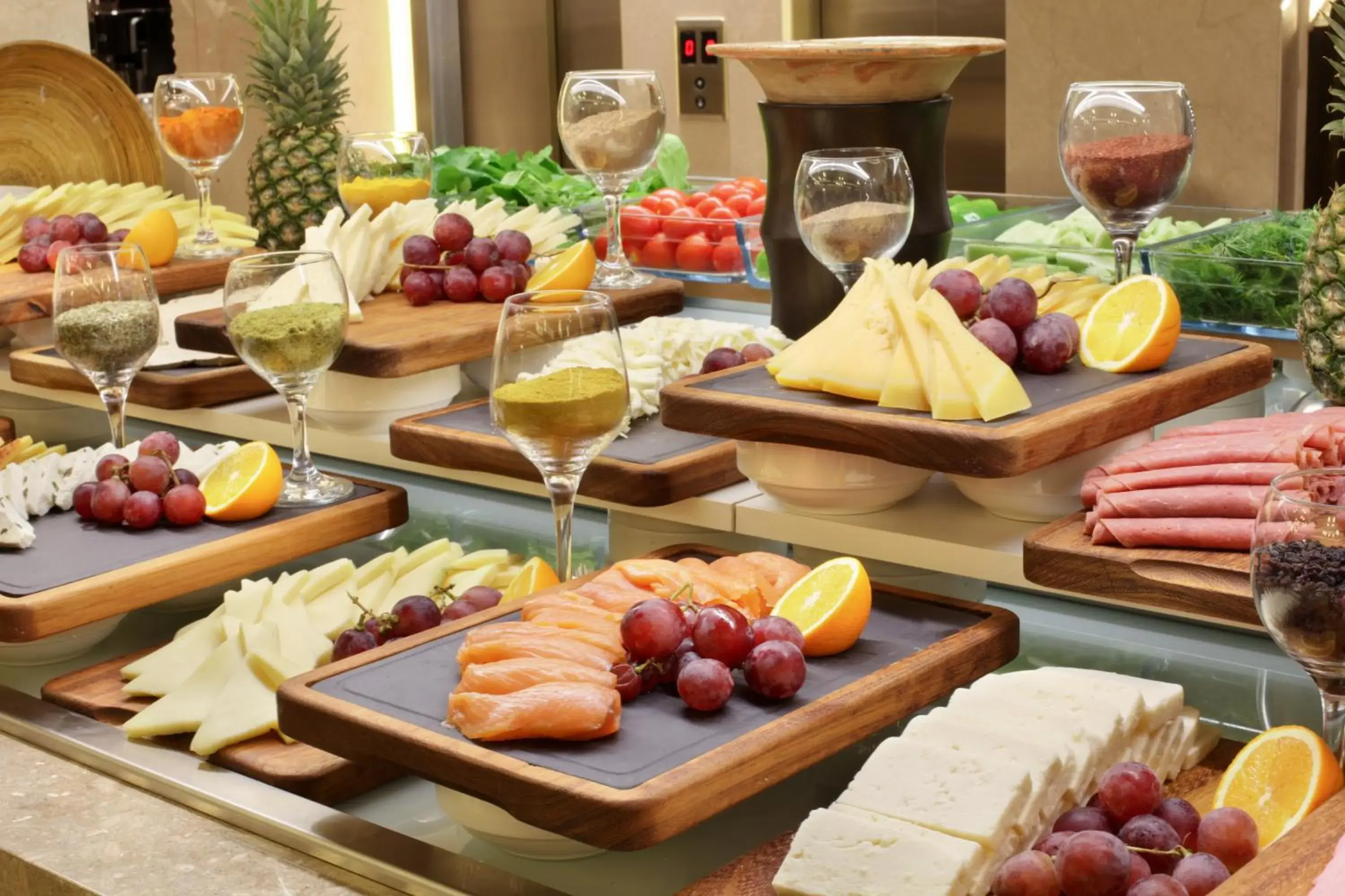 Buffet breakfast in Bentley Hotel Bosphorus - Special Class Buffet breakfast in Bentley Hotel Bosphorus - Special Class