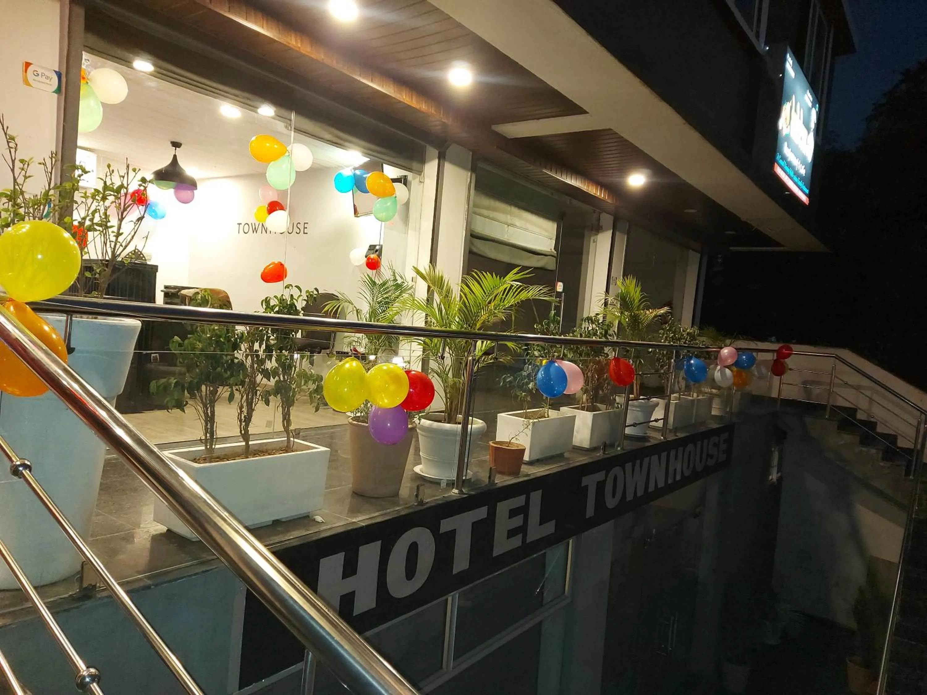 Balcony/Terrace in Hotel Townhouse at Udaipur City Railway Station