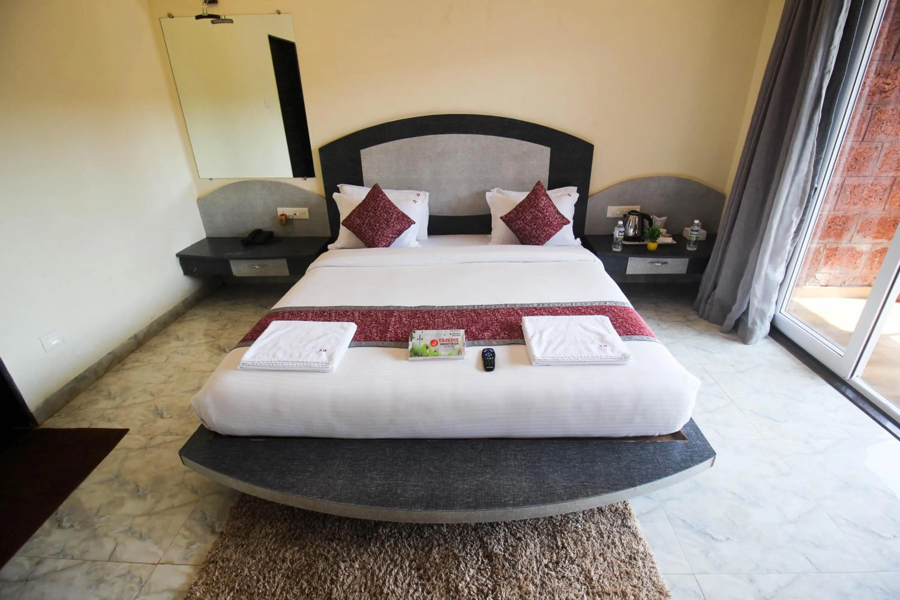 Bedroom, Bed in SHARDUL HERITAGE THE RESORT