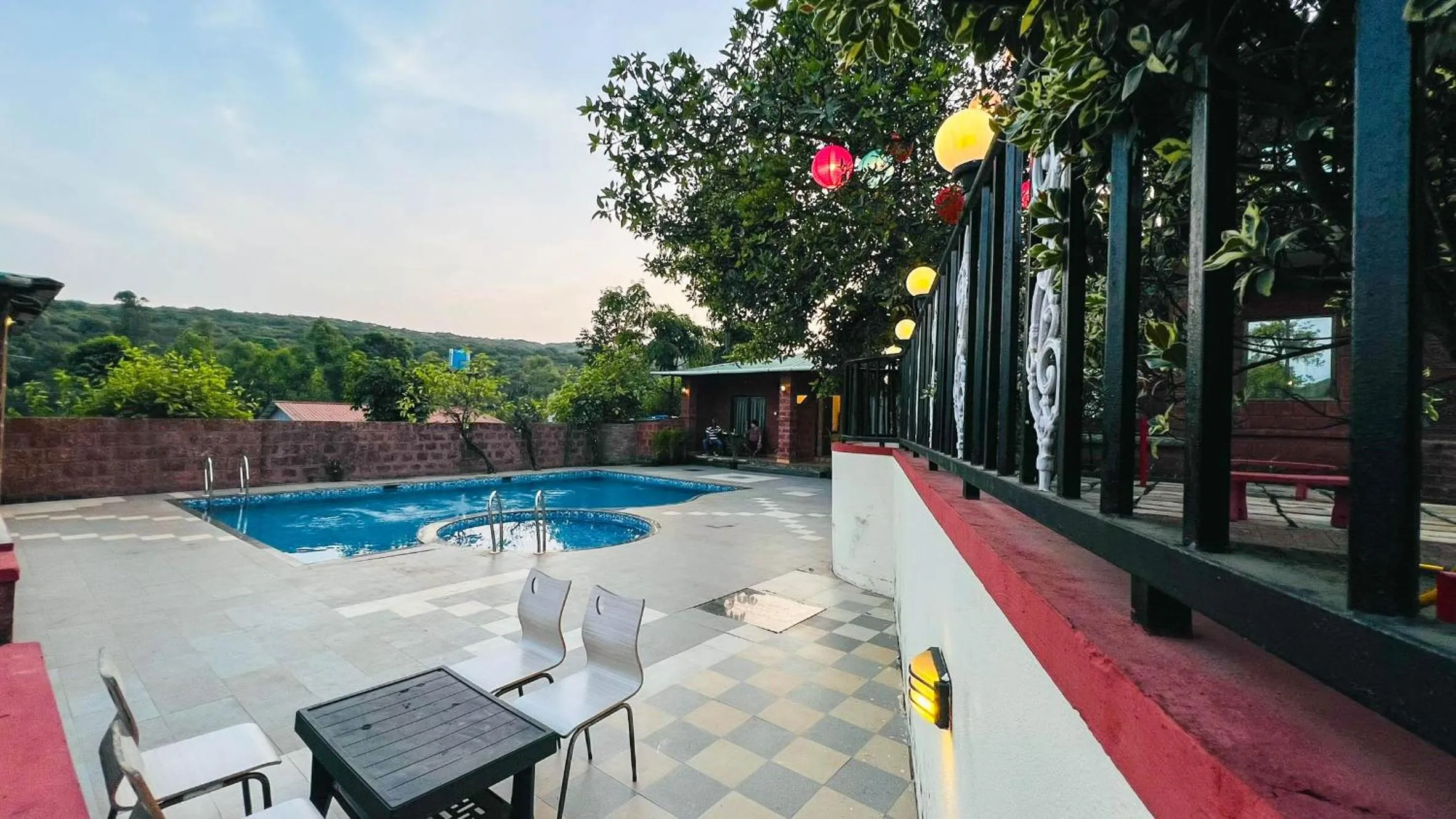 Swimming pool in SHARDUL HERITAGE THE RESORT