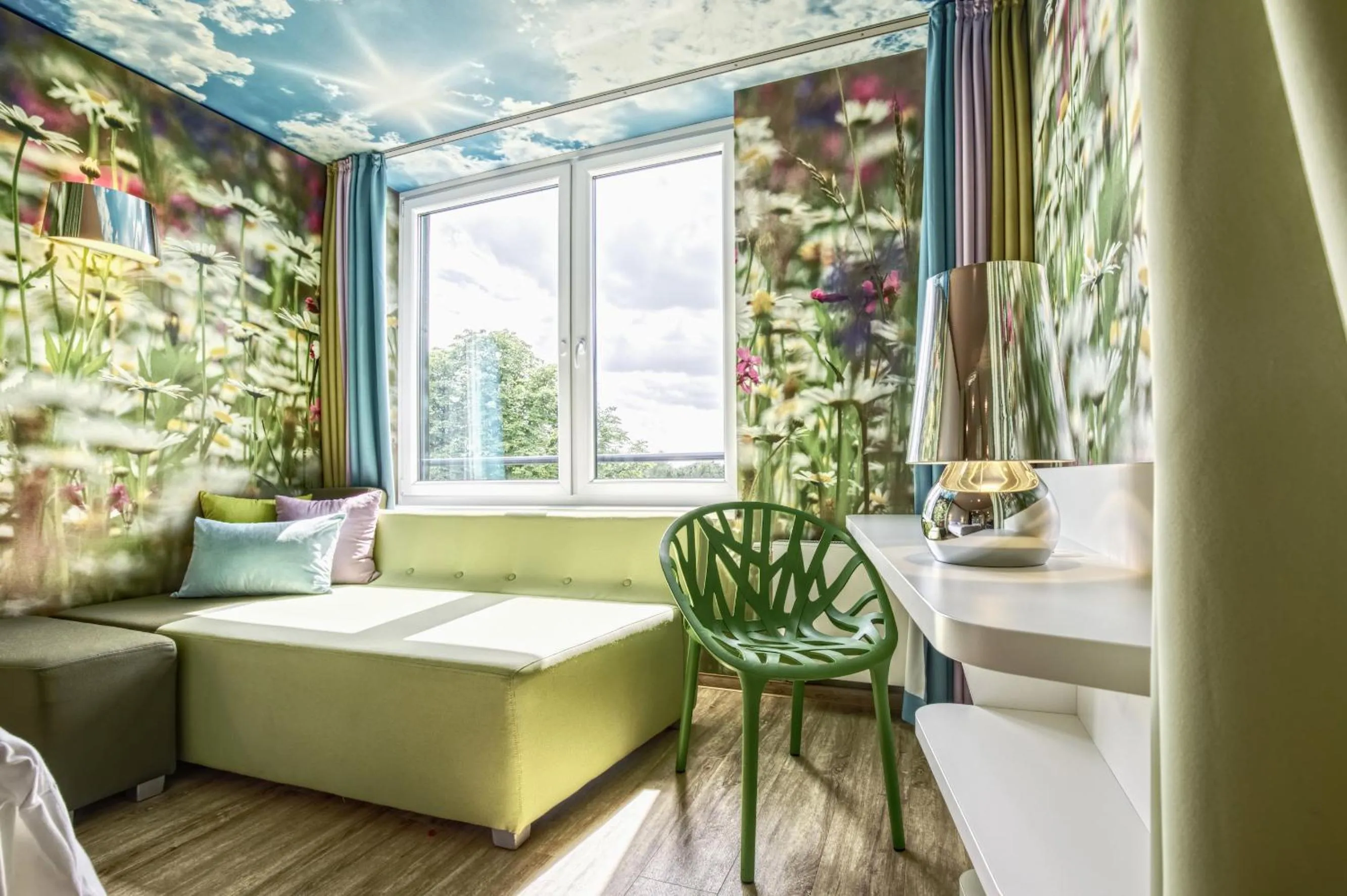 View (from property/room), Bed in aja Bad Saarow