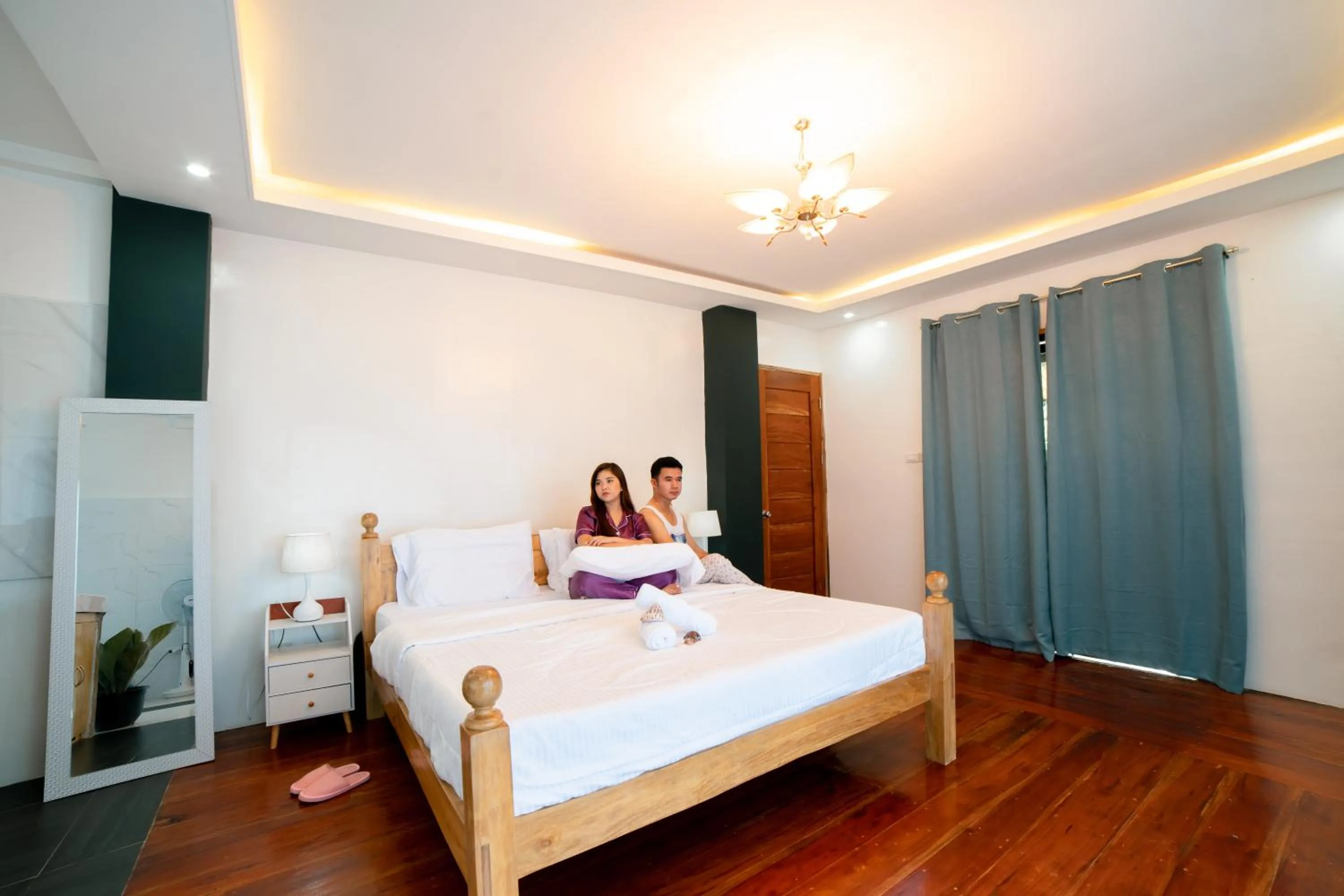 Bed in CASA AGUELO Chocolate Hills