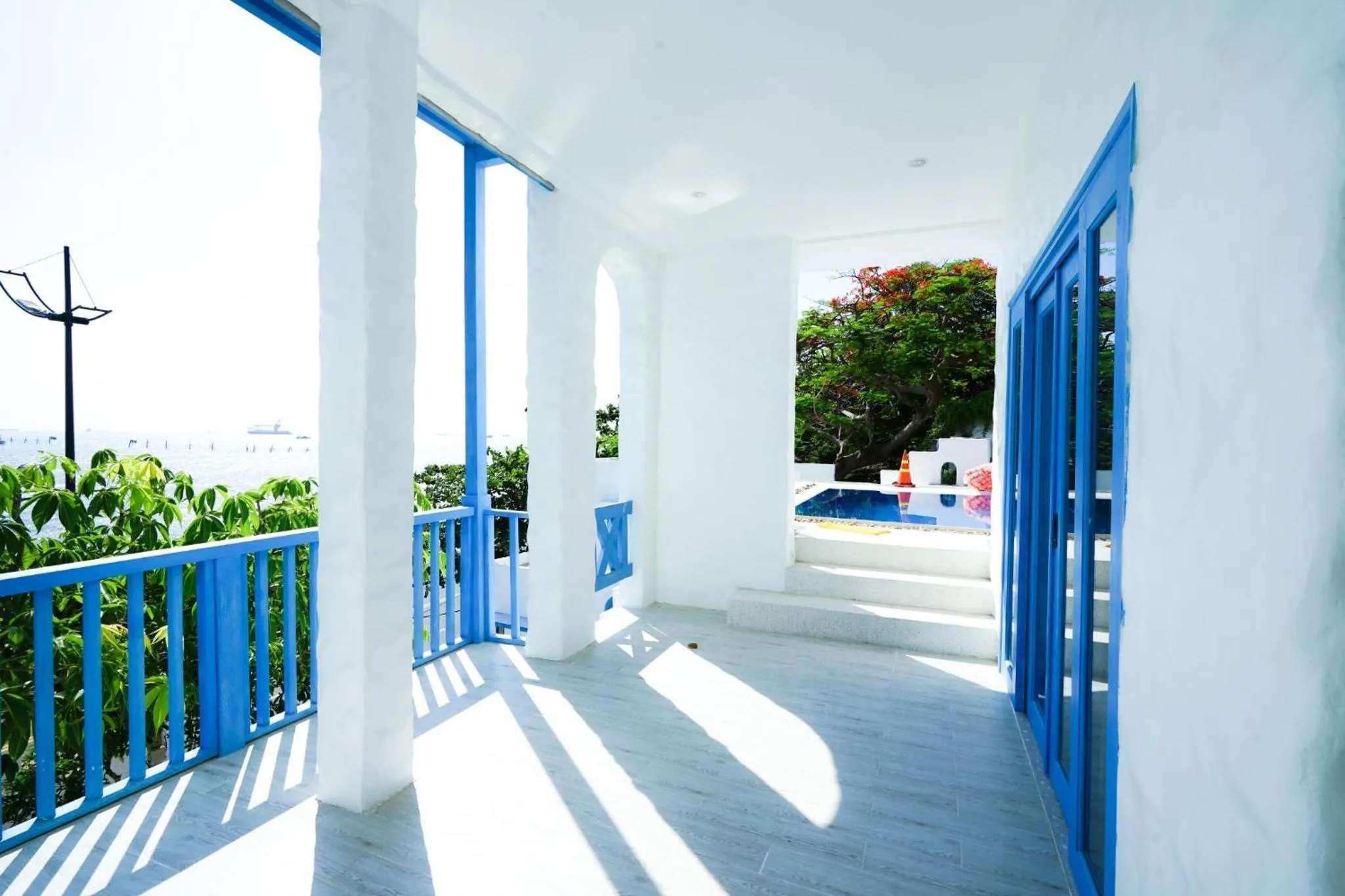Patio in SUNTORINI BOUTIQUE HOTEL