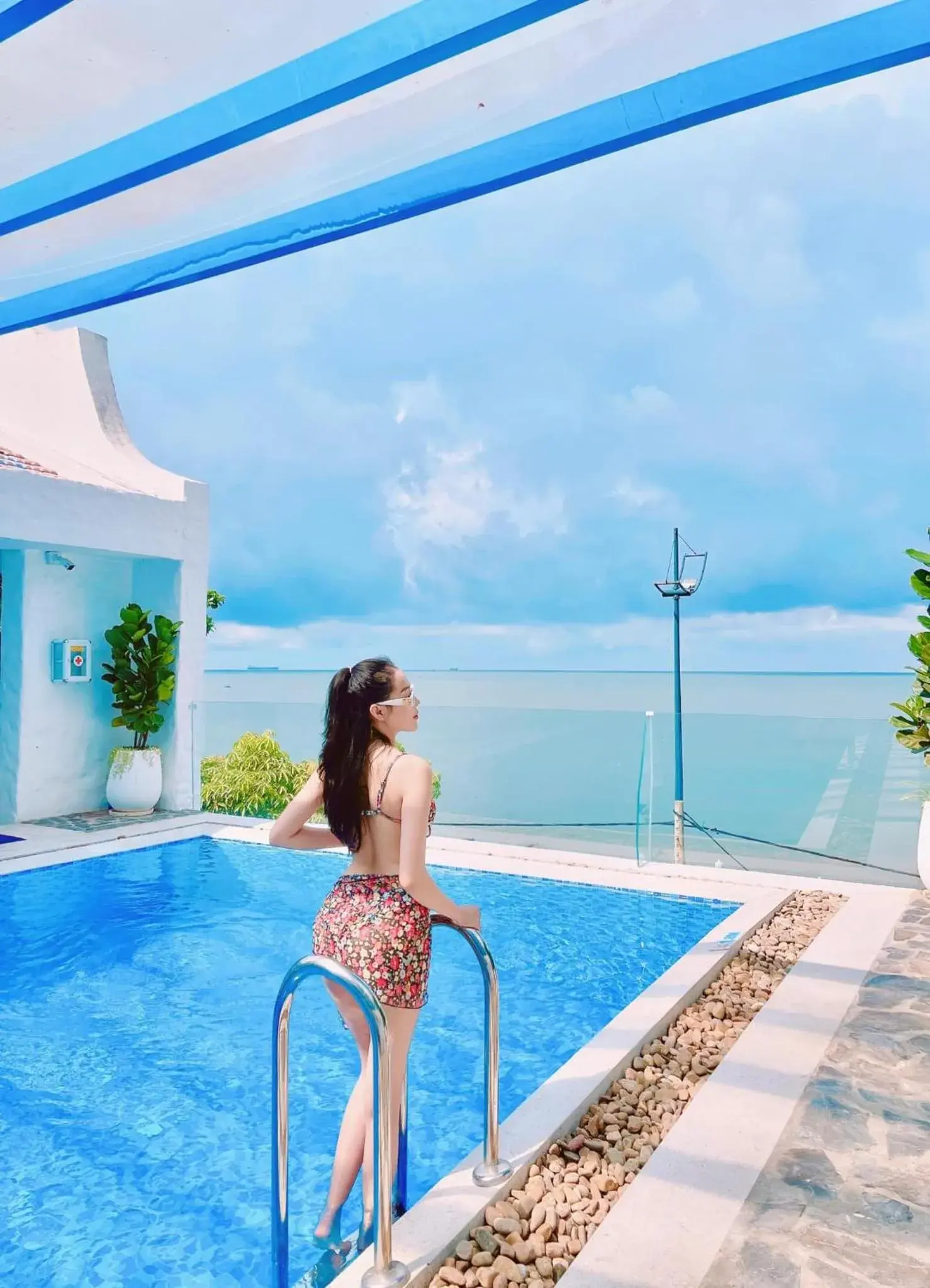 Swimming pool in SUNTORINI BOUTIQUE HOTEL Swimming pool in SUNTORINI BOUTIQUE HOTEL