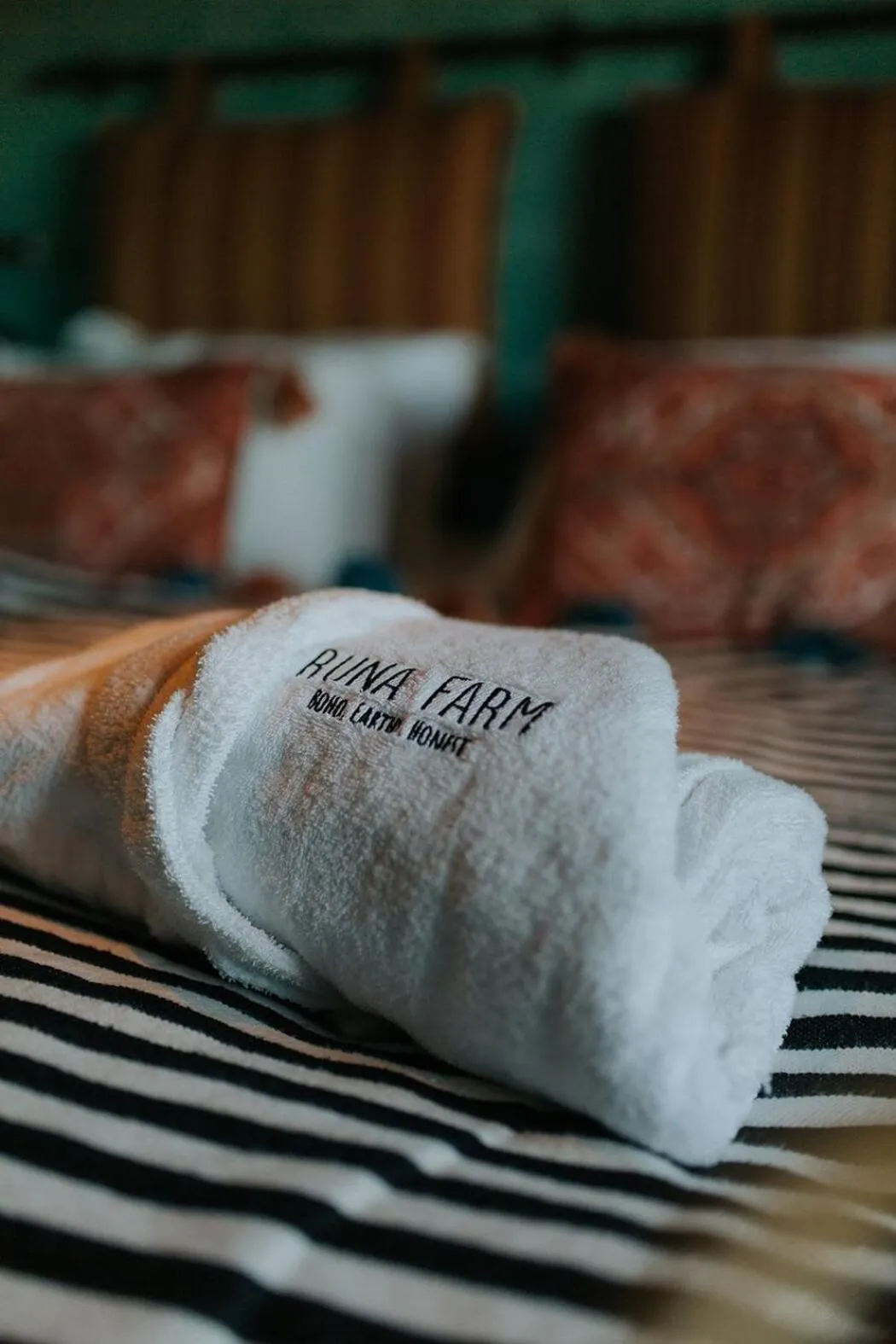 Text overlay in Runa Farm