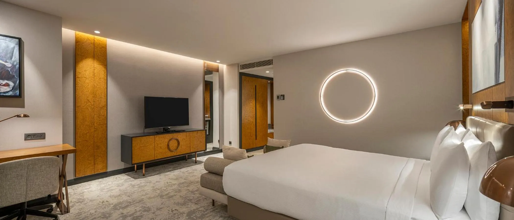 Bedroom, Bed in Hilton Istanbul Maslak