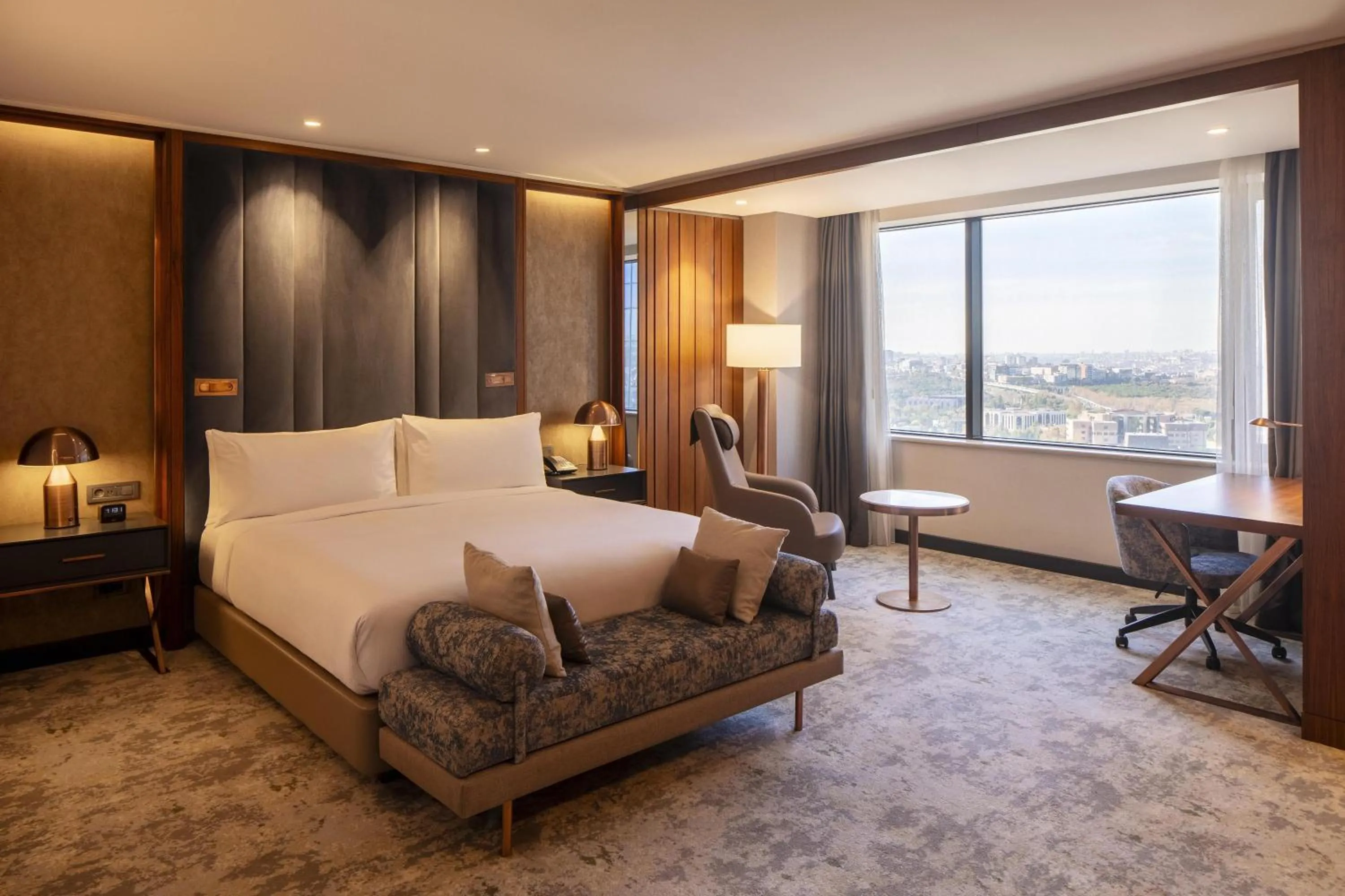 Bed in Hilton Istanbul Maslak