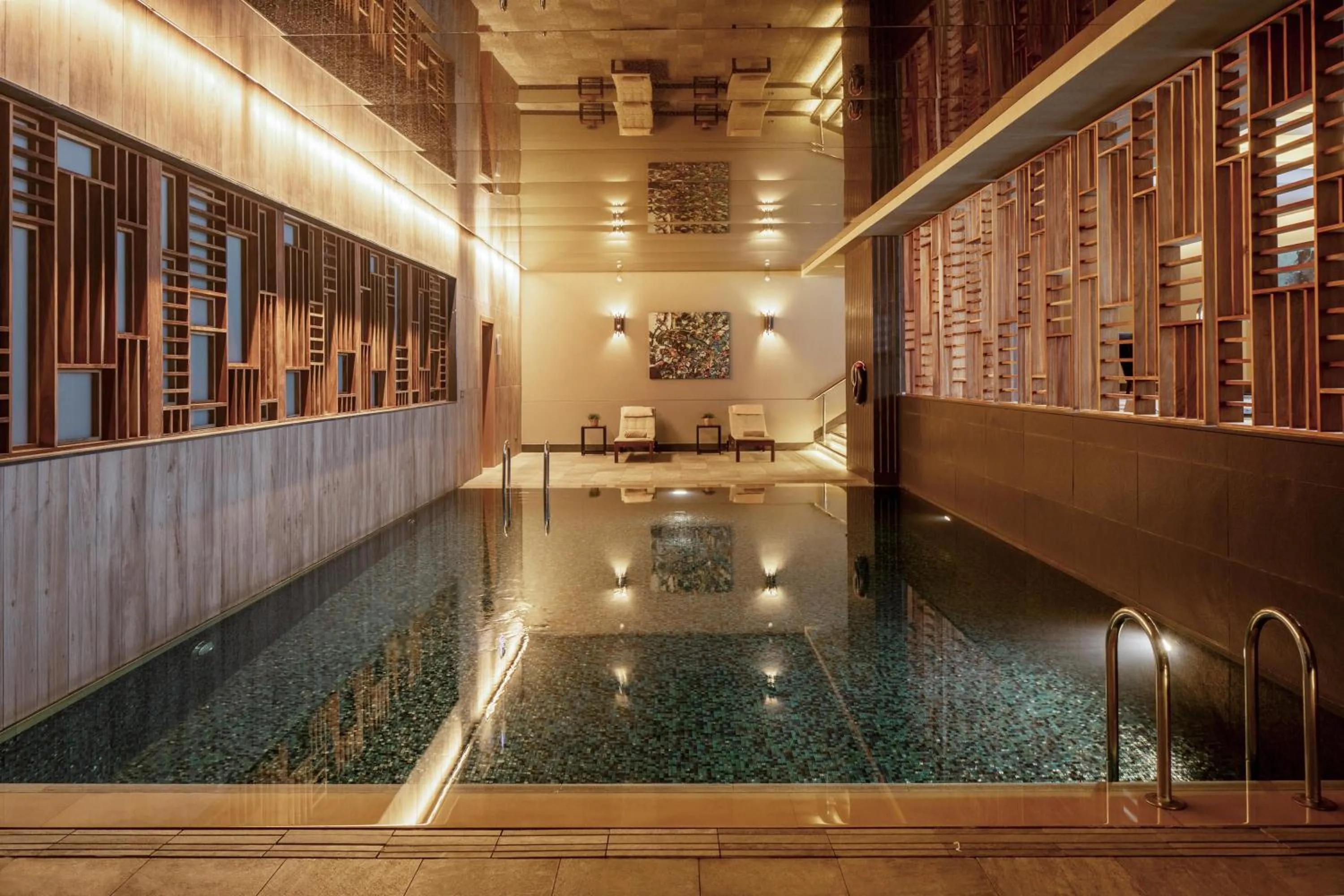 Pool view in Hilton Istanbul Maslak