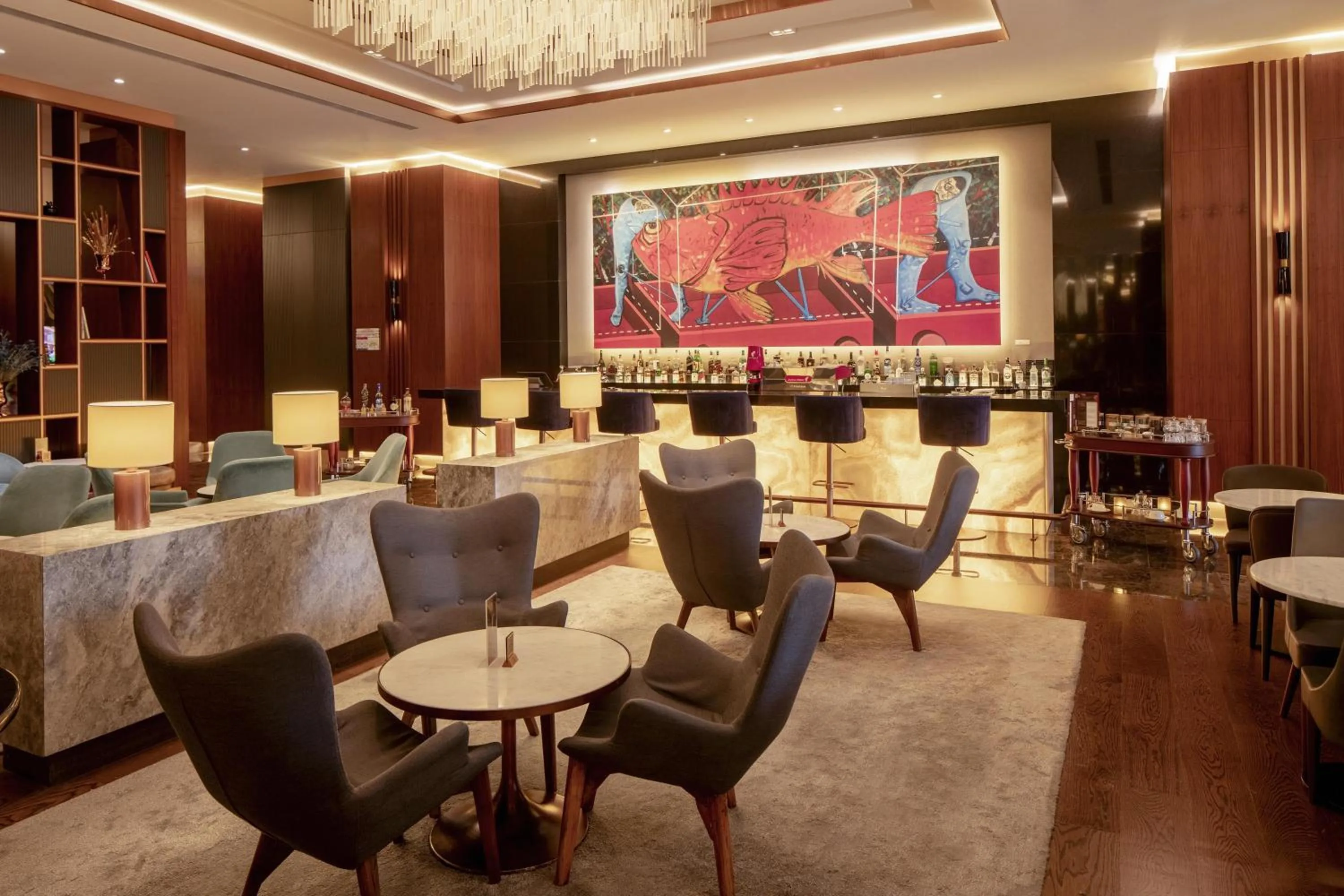 Lobby or reception in Hilton Istanbul Maslak