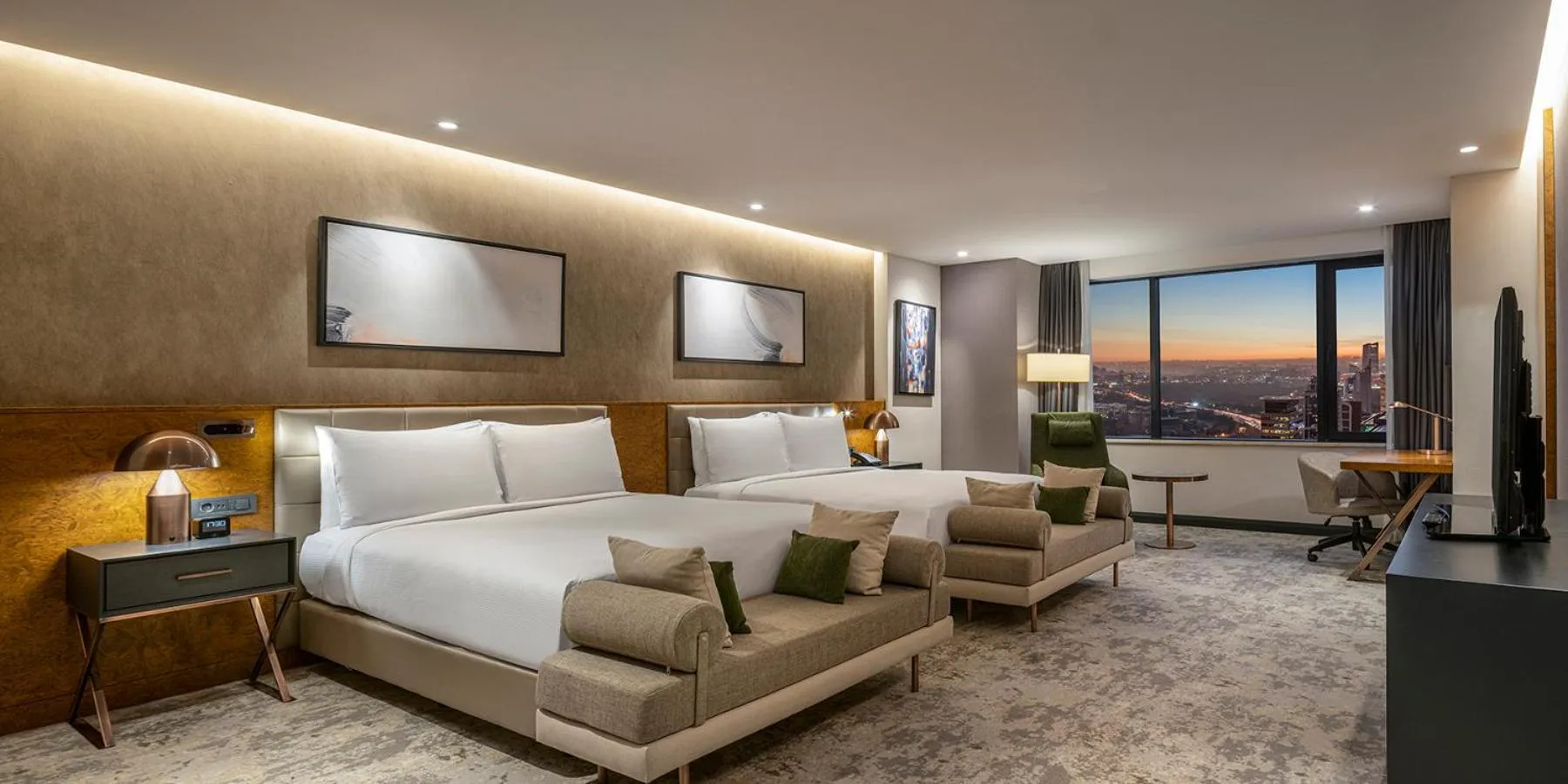 Bedroom, Bed in Hilton Istanbul Maslak