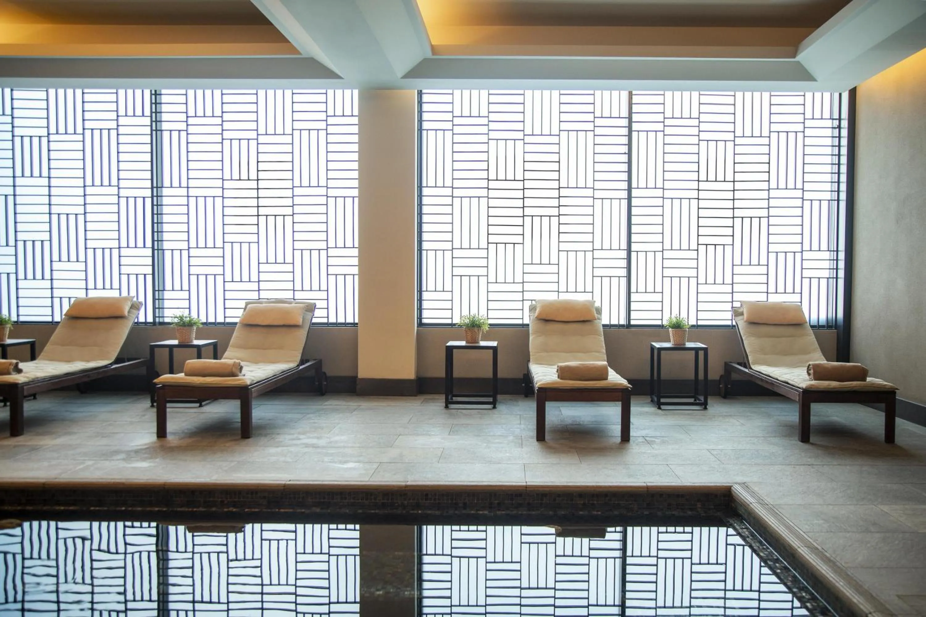 Pool view in Hilton Istanbul Maslak