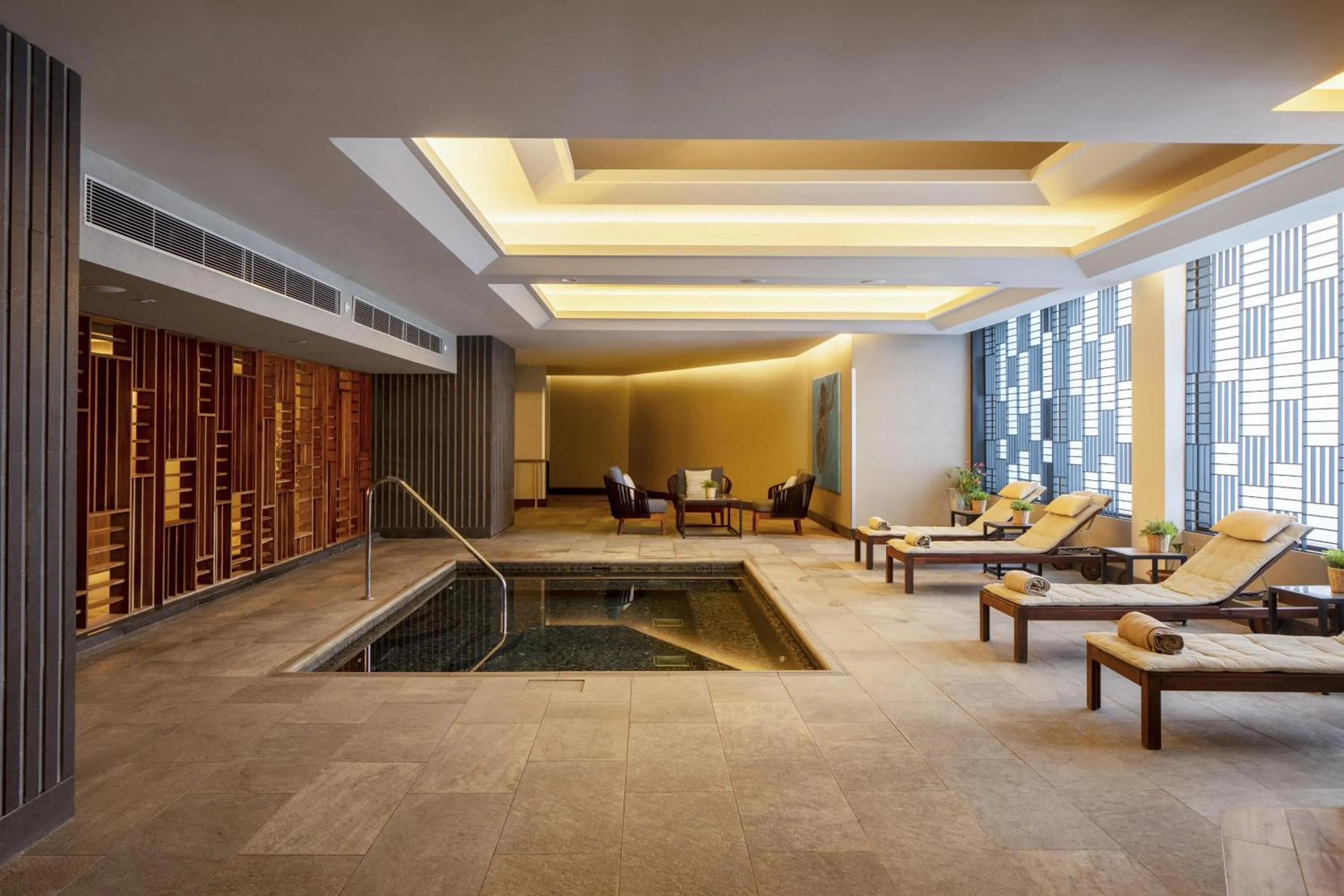 Pool view in Hilton Istanbul Maslak