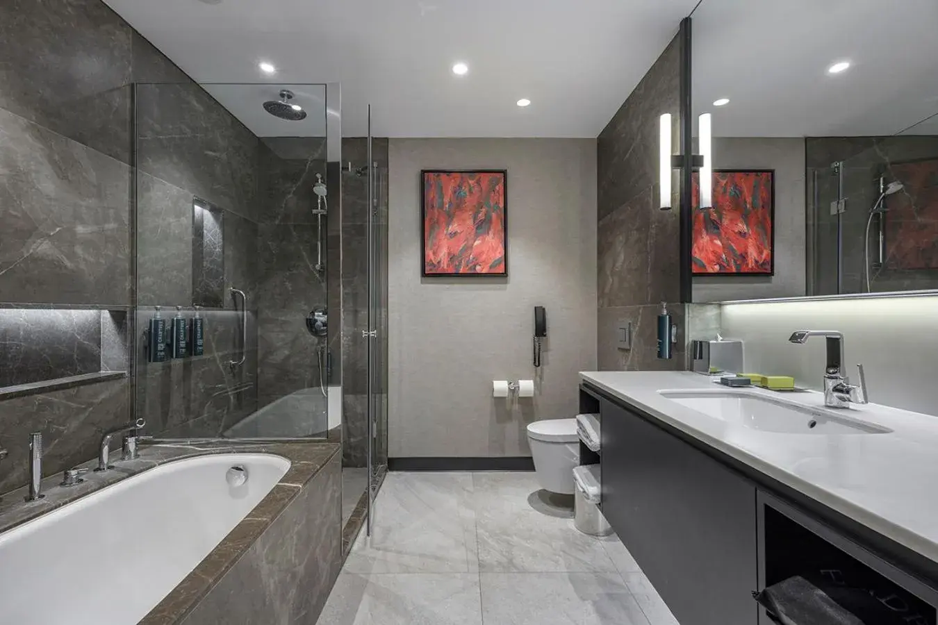 Executive Queen Room with Two Queen Beds in Hilton Istanbul Maslak Executive Queen Room with Two Queen Beds in Hilton Istanbul Maslak