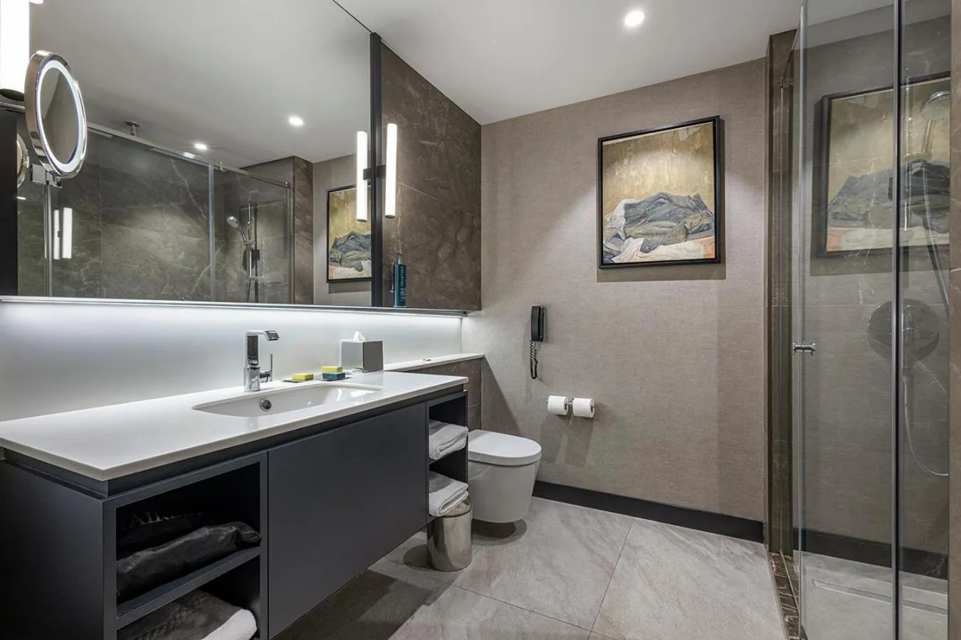 Shower in Hilton Istanbul Maslak