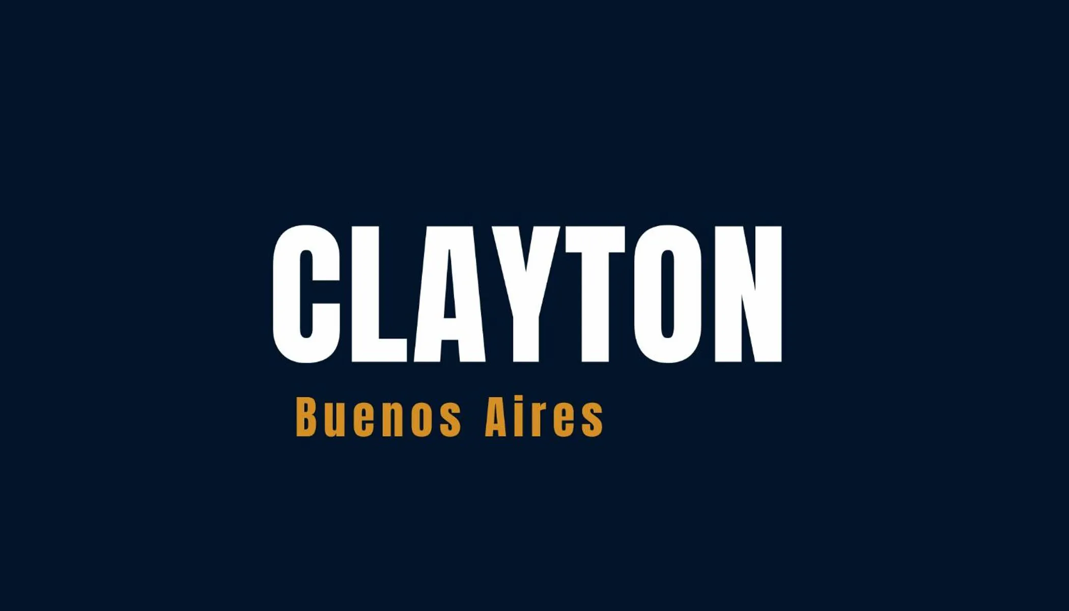 Property logo or sign in Clayton Buenos Aires